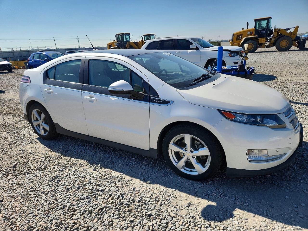 2012 Chevrolet Volt White vin: 1G1RD6E49CU103014