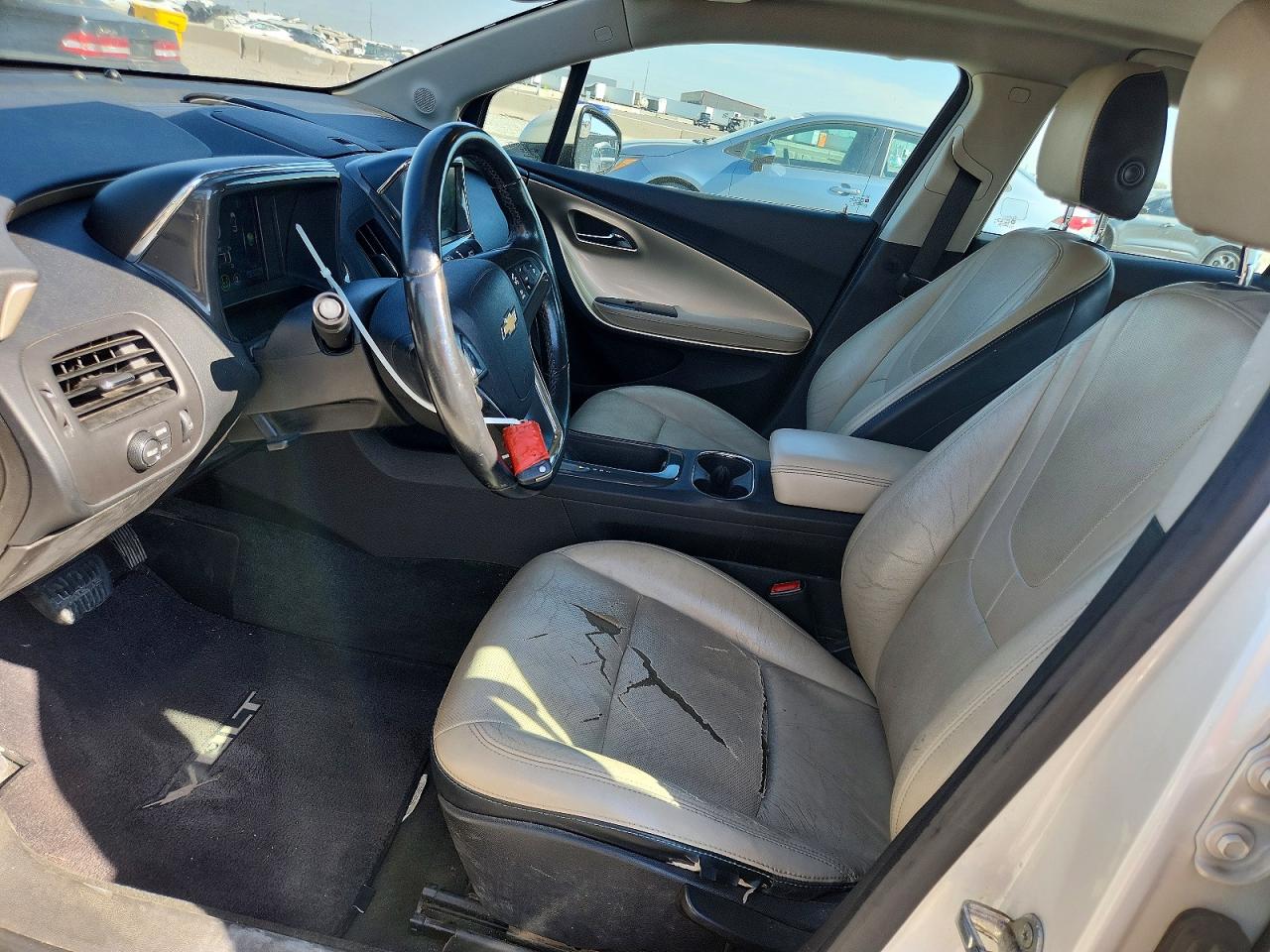 2012 Chevrolet Volt White vin: 1G1RD6E49CU103014