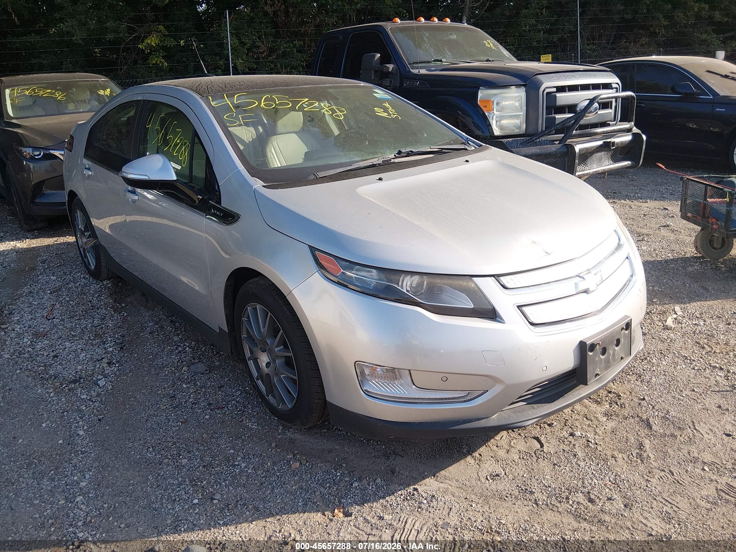 2012 Chevrolet Volt   Gray vin: 1G1RD6E49CU104017
