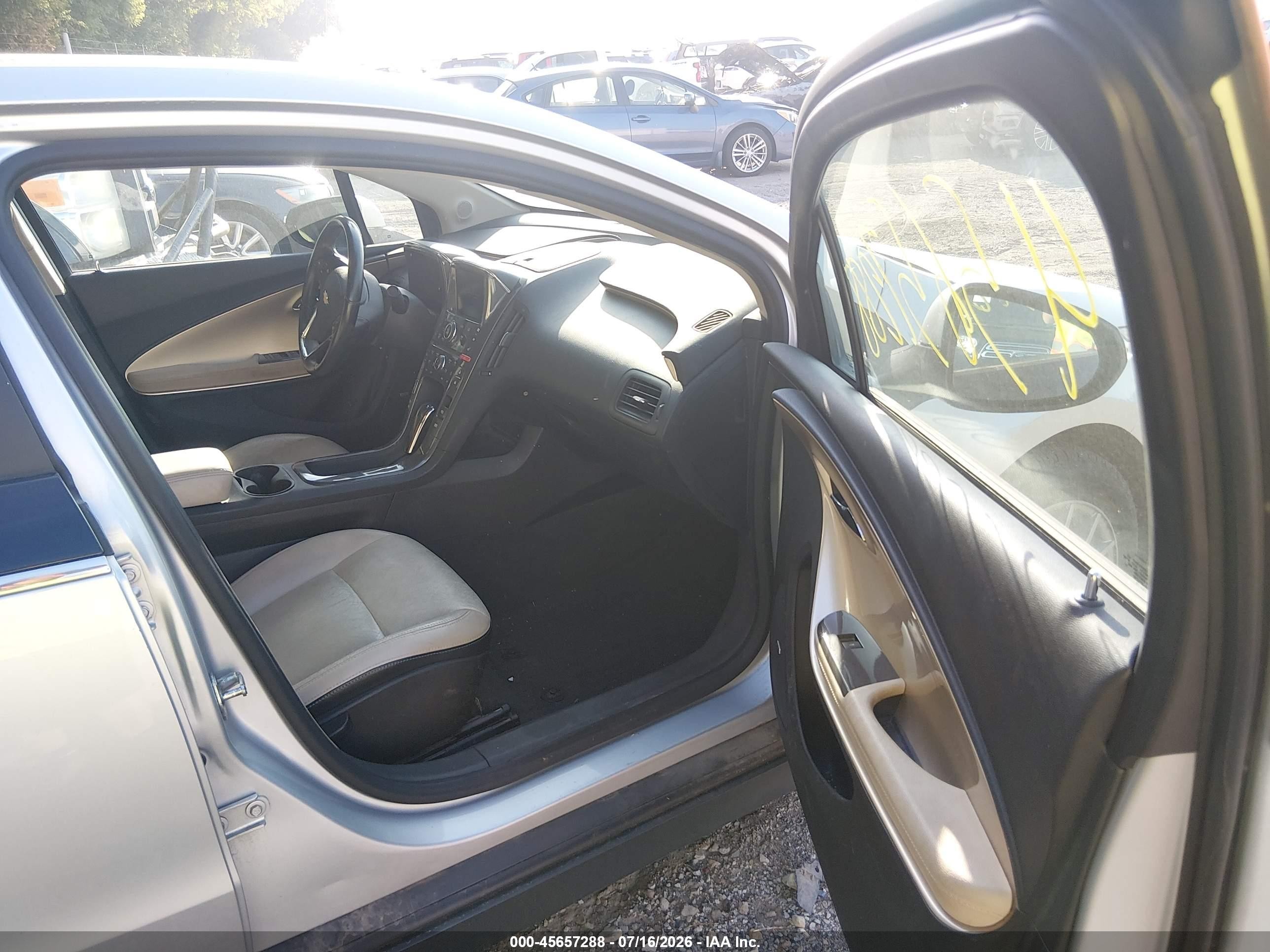 2012 Chevrolet Volt   Gray vin: 1G1RD6E49CU104017