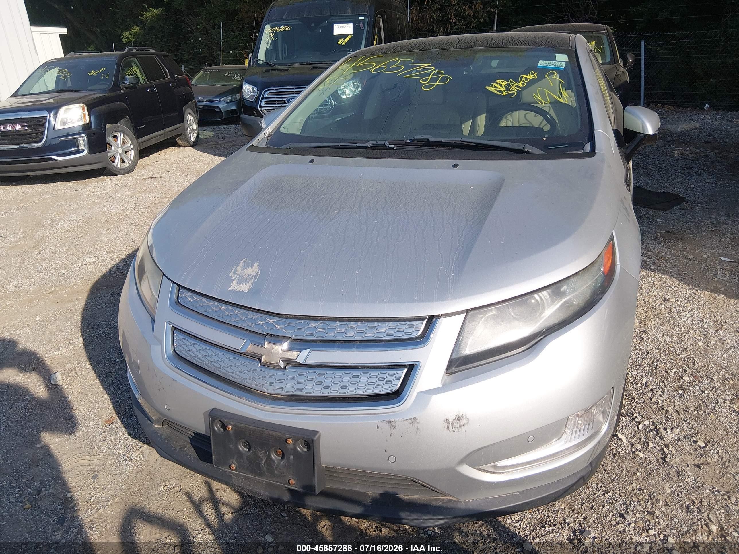 2012 Chevrolet Volt   Gray vin: 1G1RD6E49CU104017