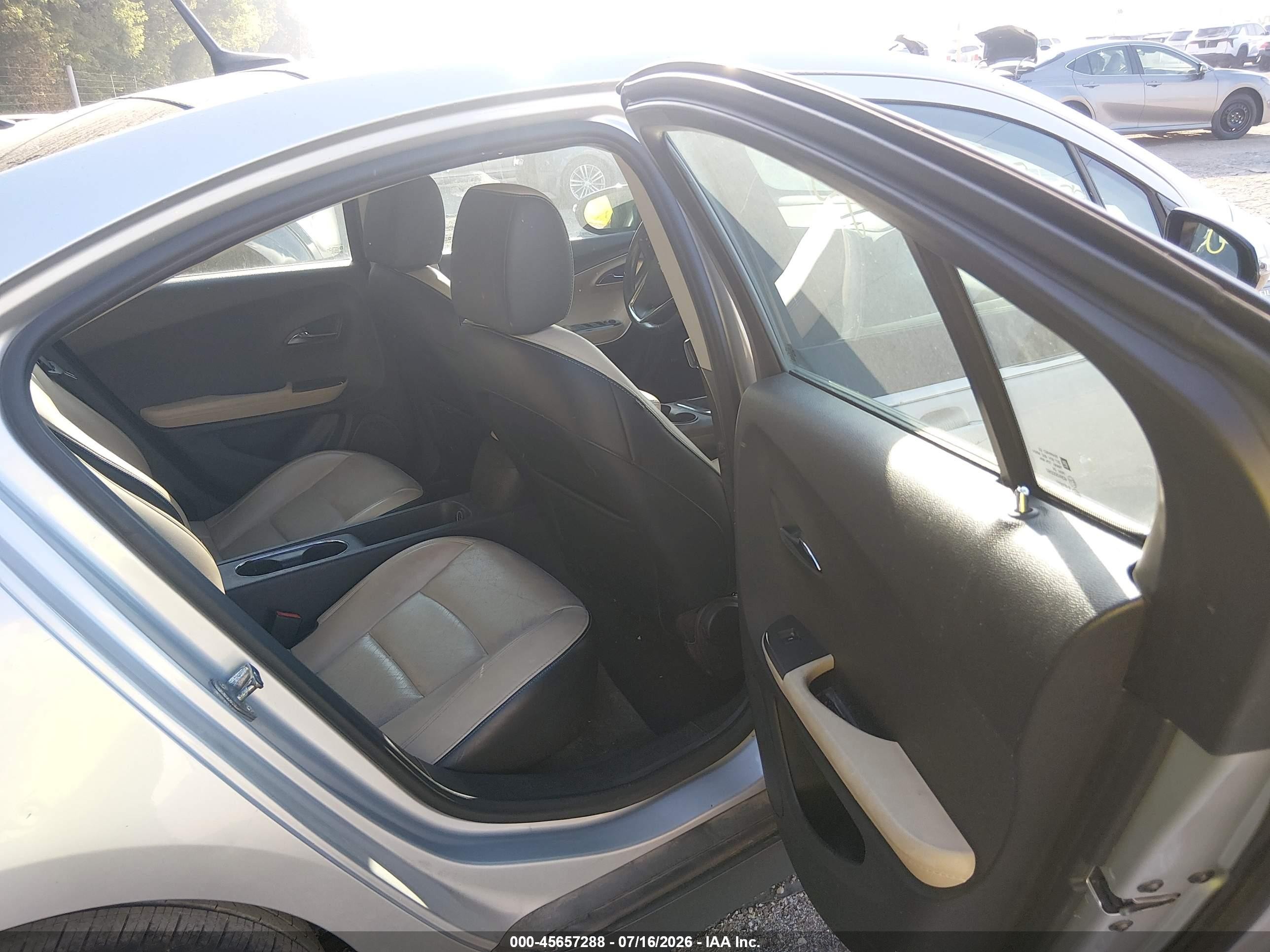 2012 Chevrolet Volt   Gray vin: 1G1RD6E49CU104017