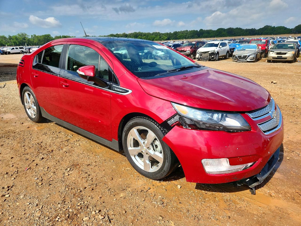2012 Chevrolet Volt Red vin: 1G1RD6E49CU124901