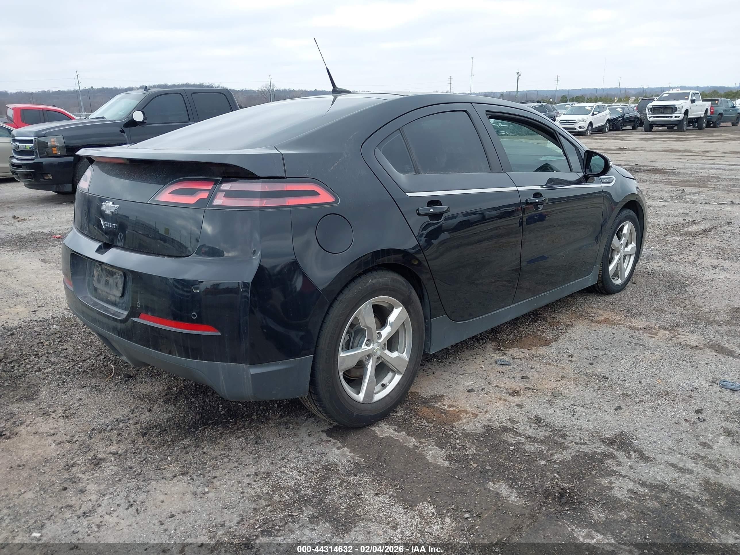 2013 Chevrolet Volt   Черный vin: 1G1RD6E49DU147306