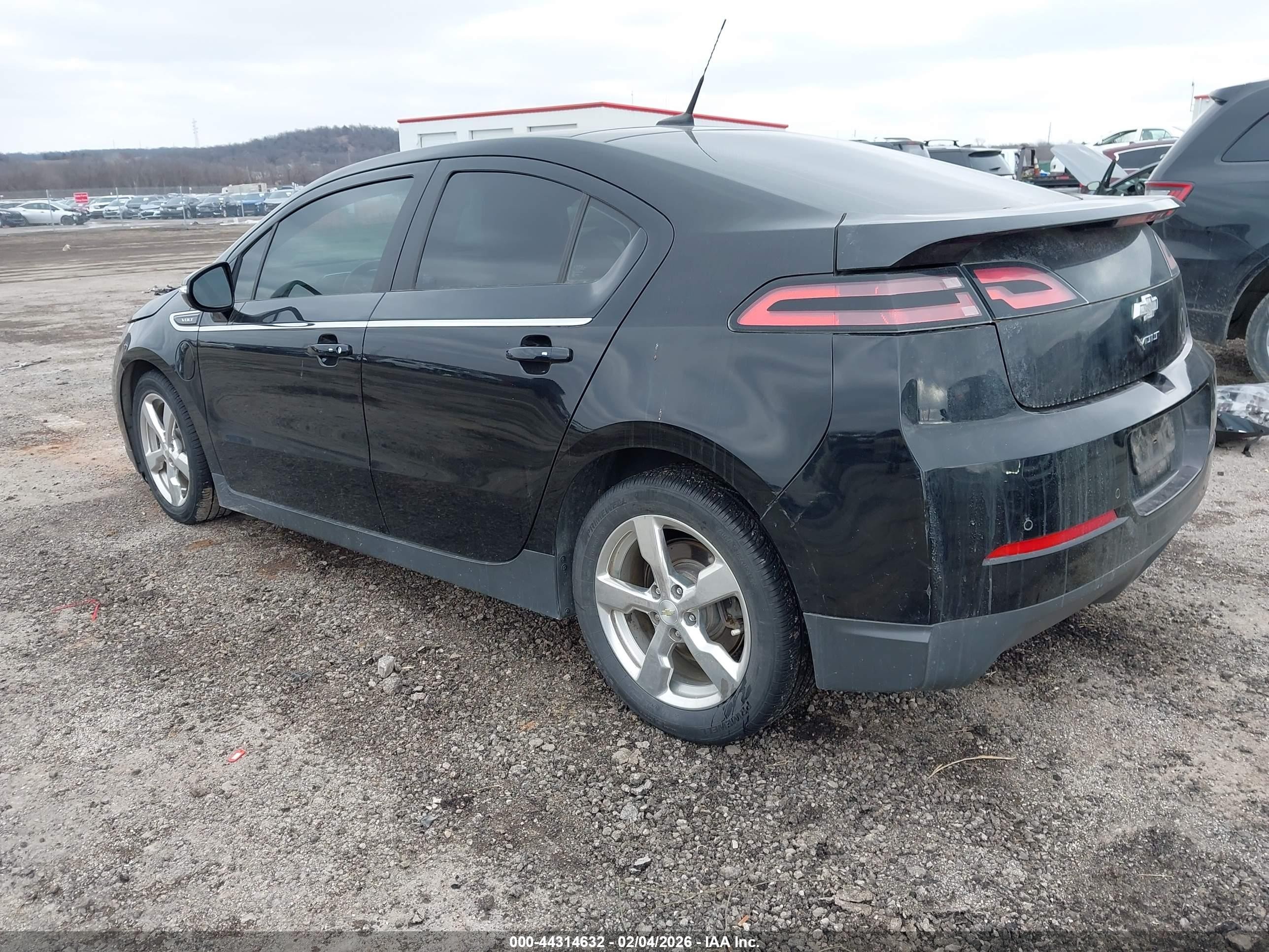 2013 Chevrolet Volt   Черный vin: 1G1RD6E49DU147306