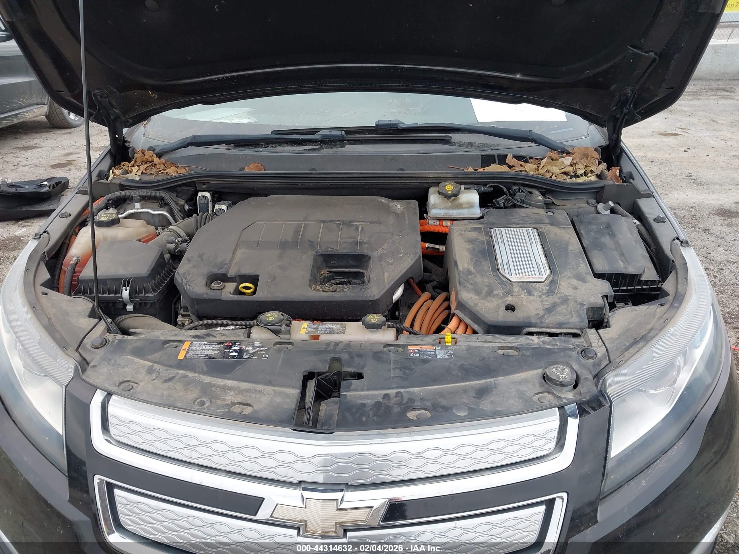 2013 Chevrolet Volt   Черный vin: 1G1RD6E49DU147306
