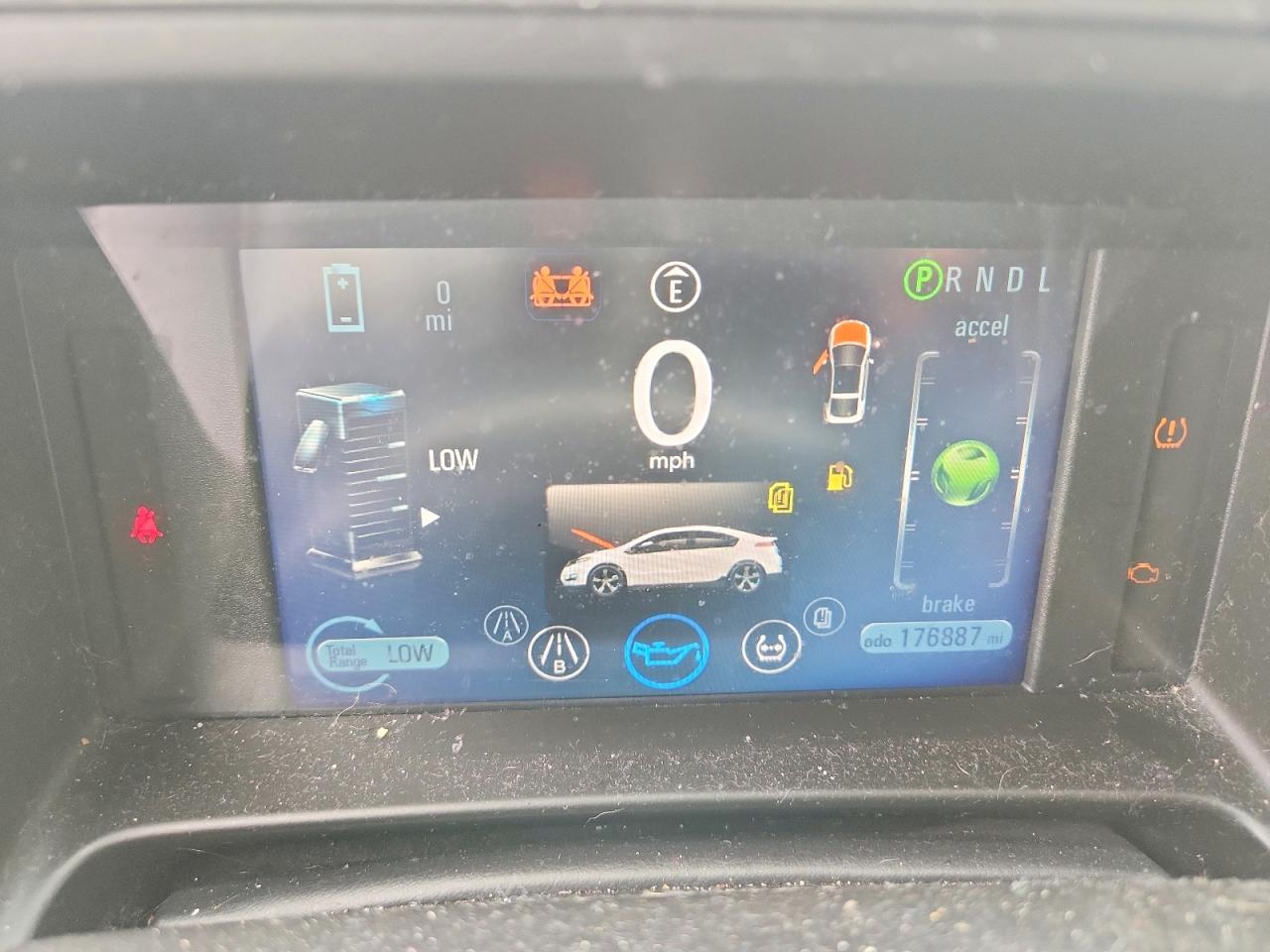 2011 Chevrolet Volt Black vin: 1G1RD6E4XBU100086