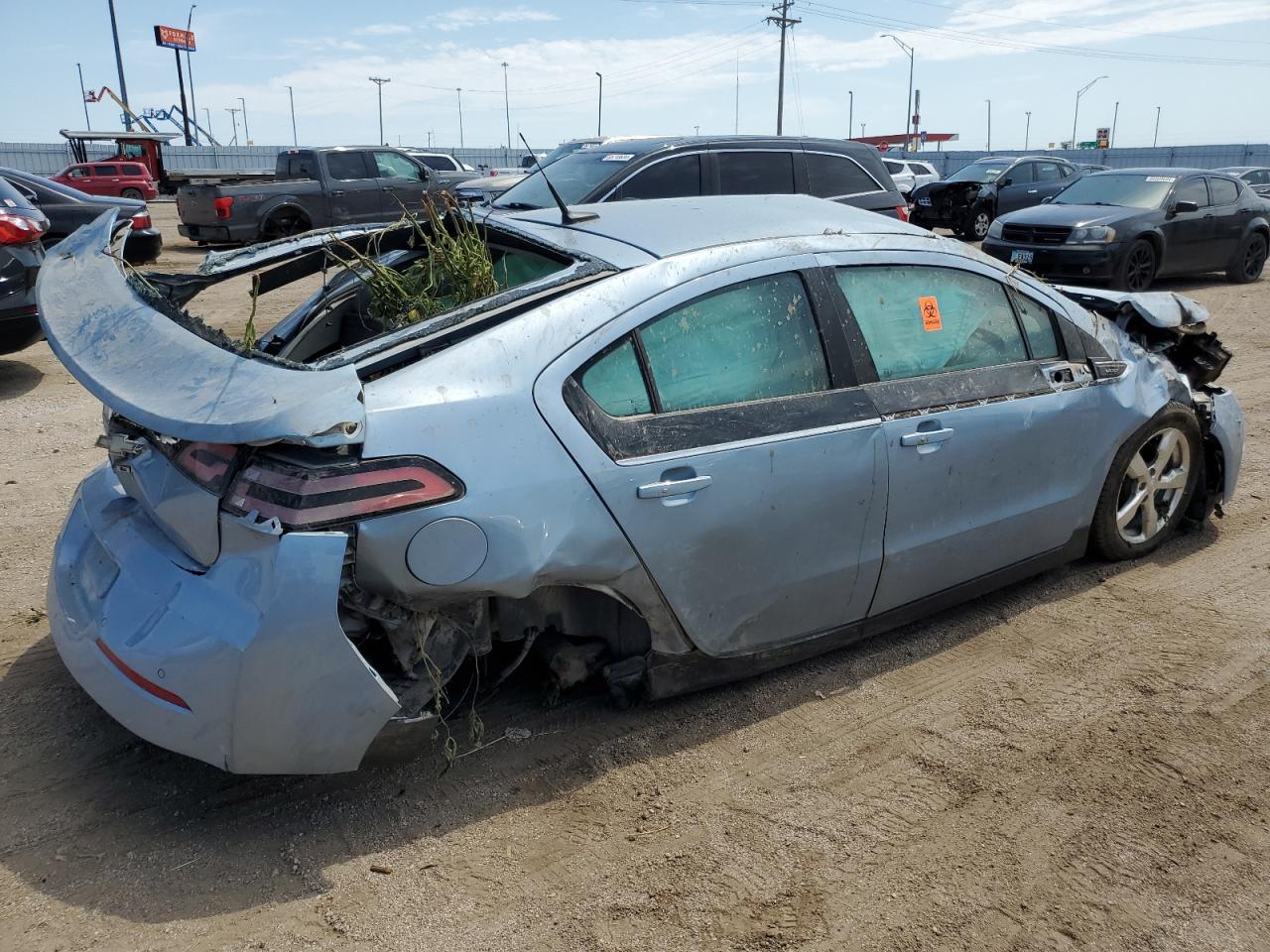 2014 Chevrolet Volt Blue vin: 1G1RD6E4XEU168148