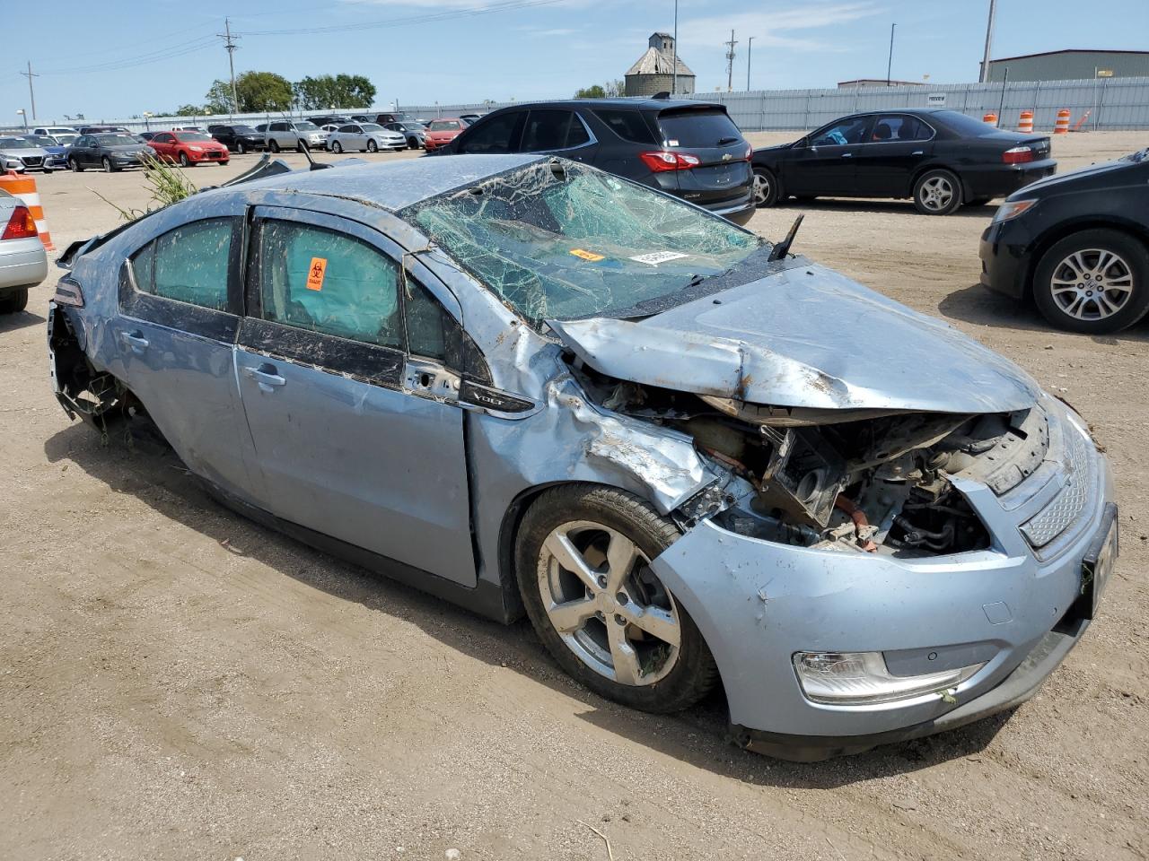 2014 Chevrolet Volt Blue vin: 1G1RD6E4XEU168148