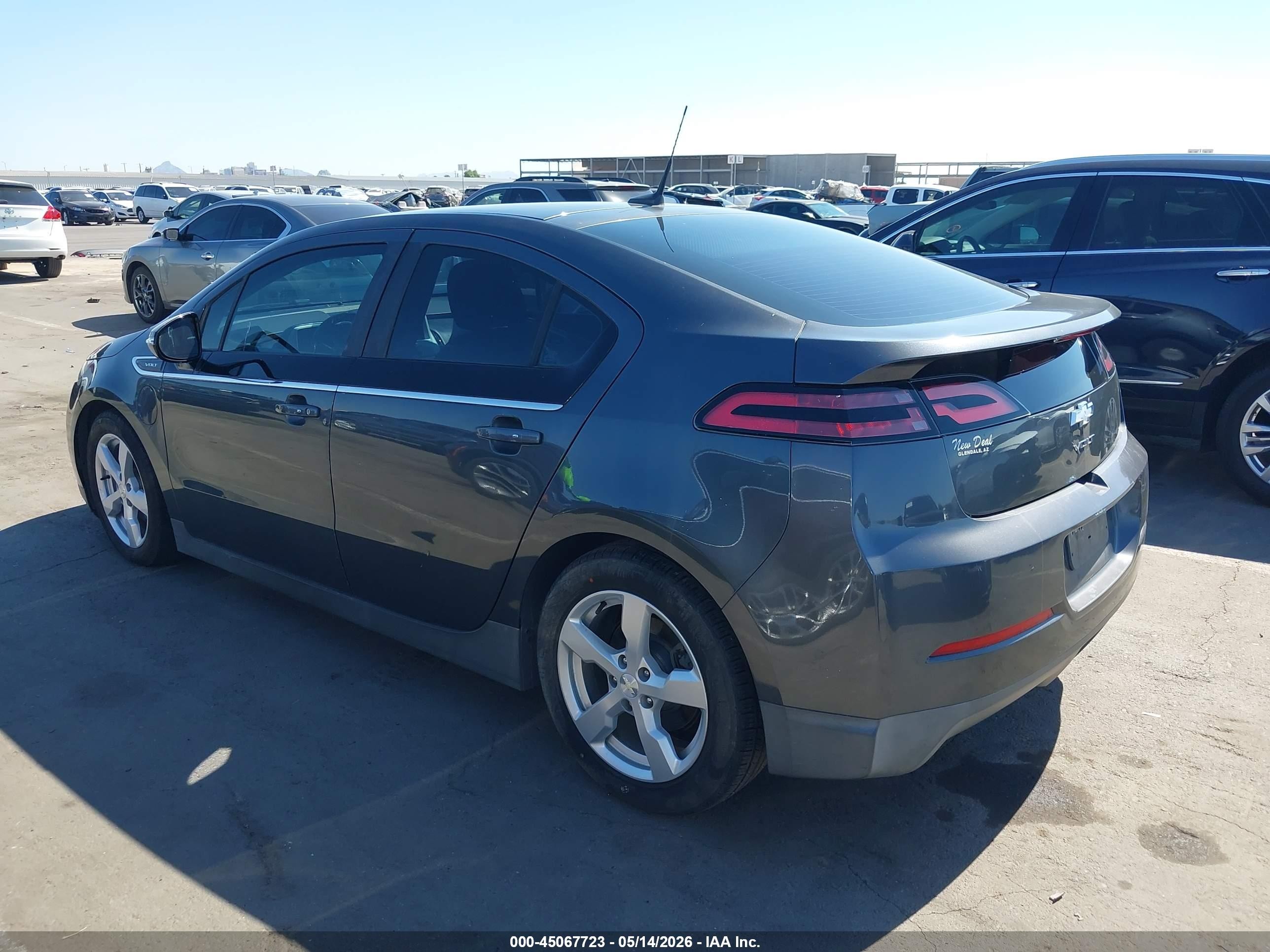 2013 Chevrolet Volt   Gray vin: 1G1RE6E40DU128737