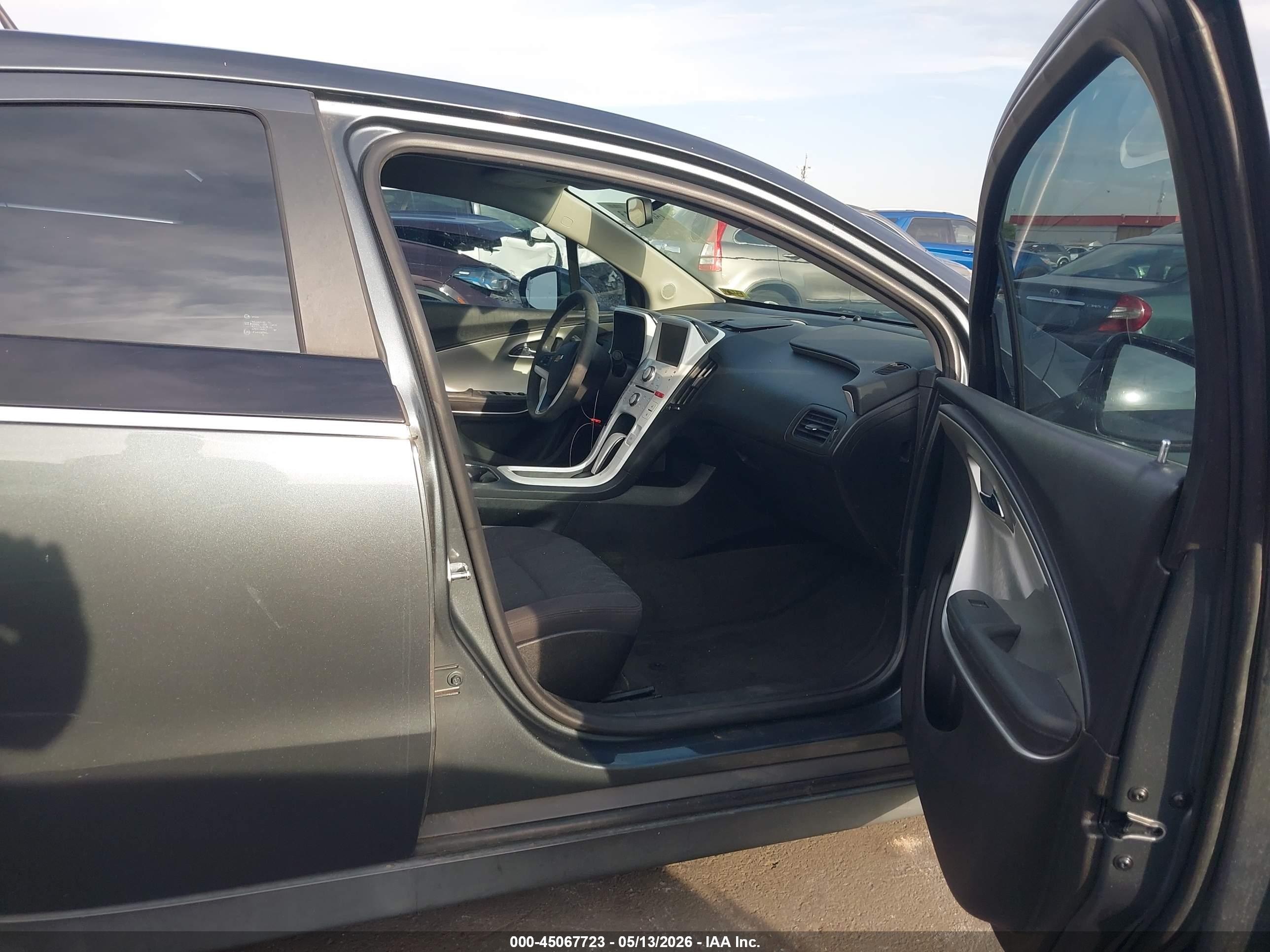 2013 Chevrolet Volt   Gray vin: 1G1RE6E40DU128737