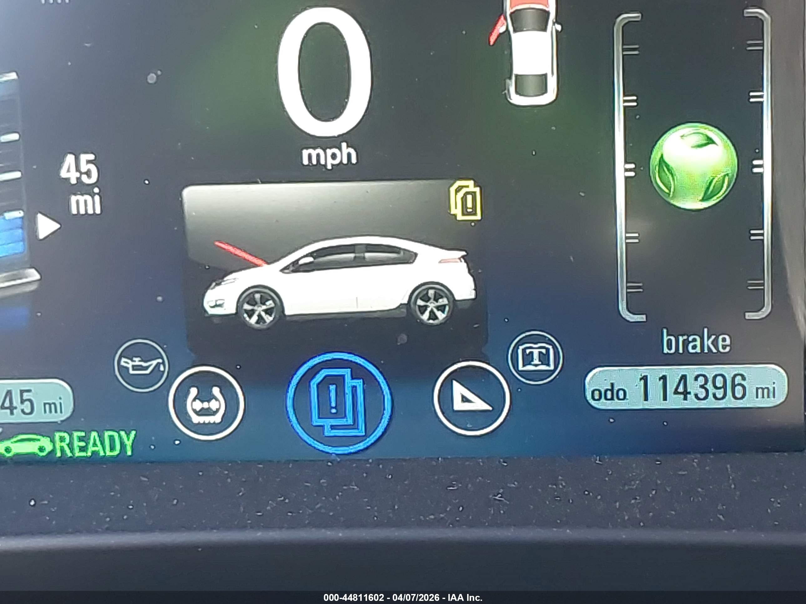 2014 Chevrolet Volt   Black vin: 1G1RE6E40EU154384