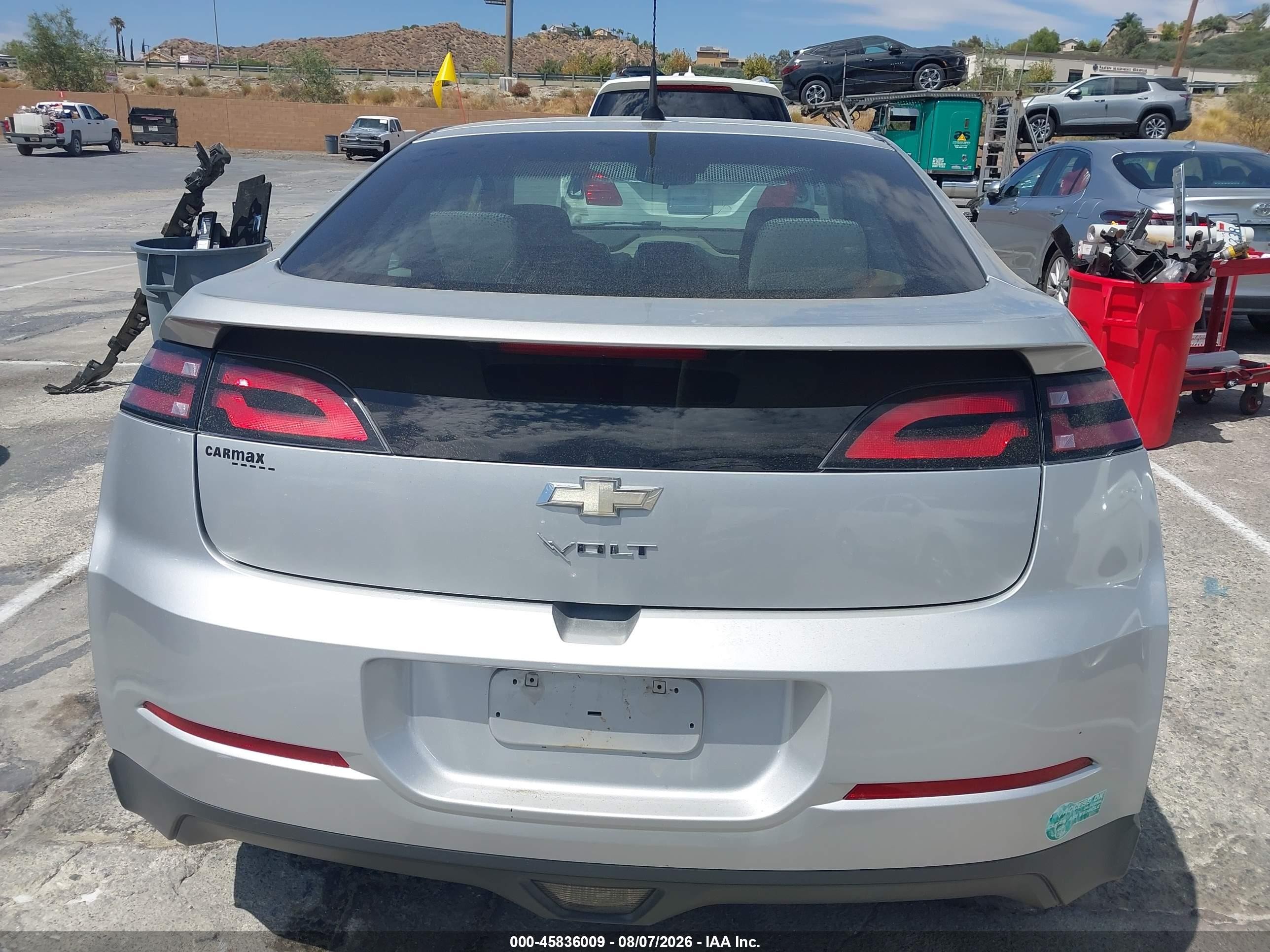 2014 Chevrolet Volt   Silver vin: 1G1RE6E40EU171850