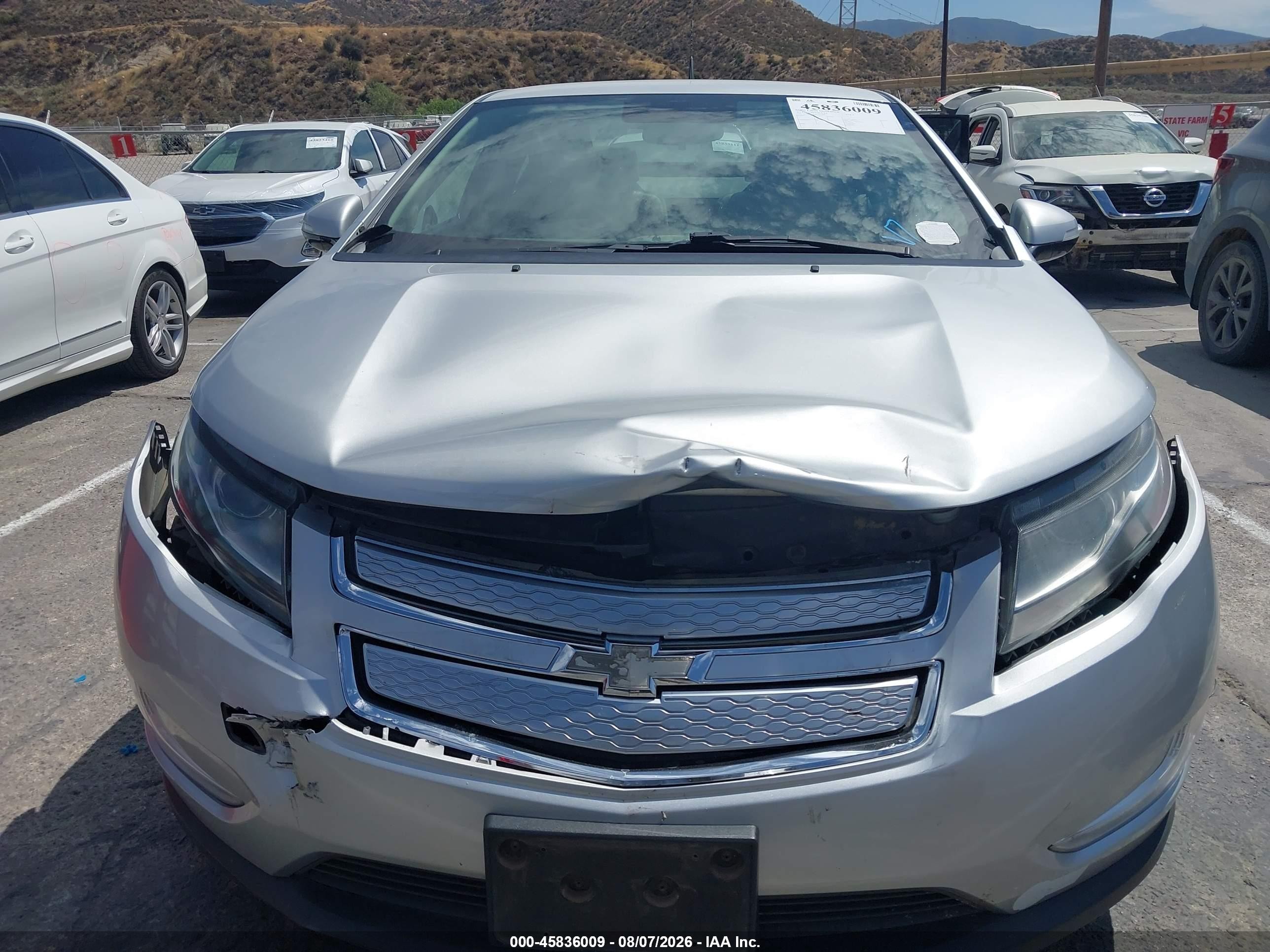 2014 Chevrolet Volt   Silver vin: 1G1RE6E40EU171850
