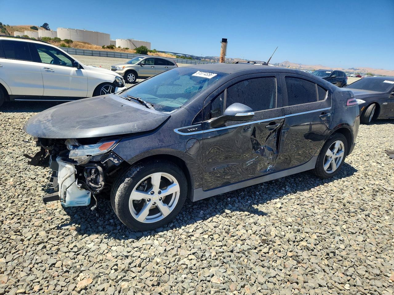 2014 Chevrolet Volt Угольный vin: 1G1RE6E41EU166303