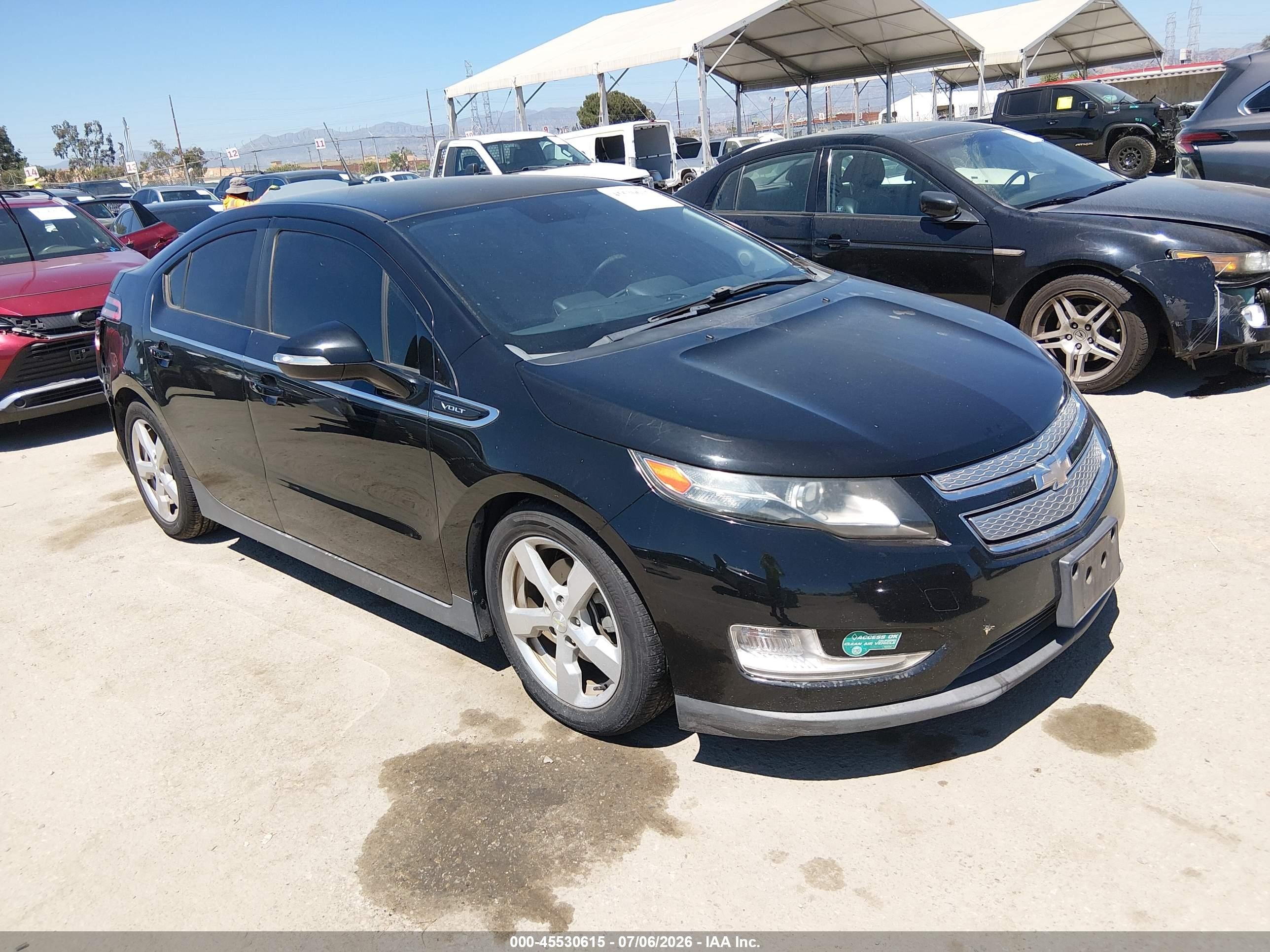 2014 Chevrolet Volt   Black vin: 1G1RE6E44EU123025