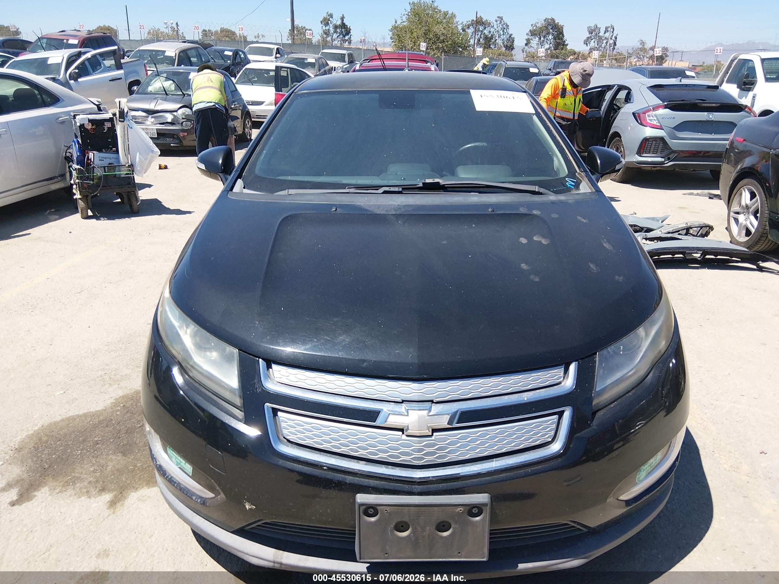 2014 Chevrolet Volt   Black vin: 1G1RE6E44EU123025
