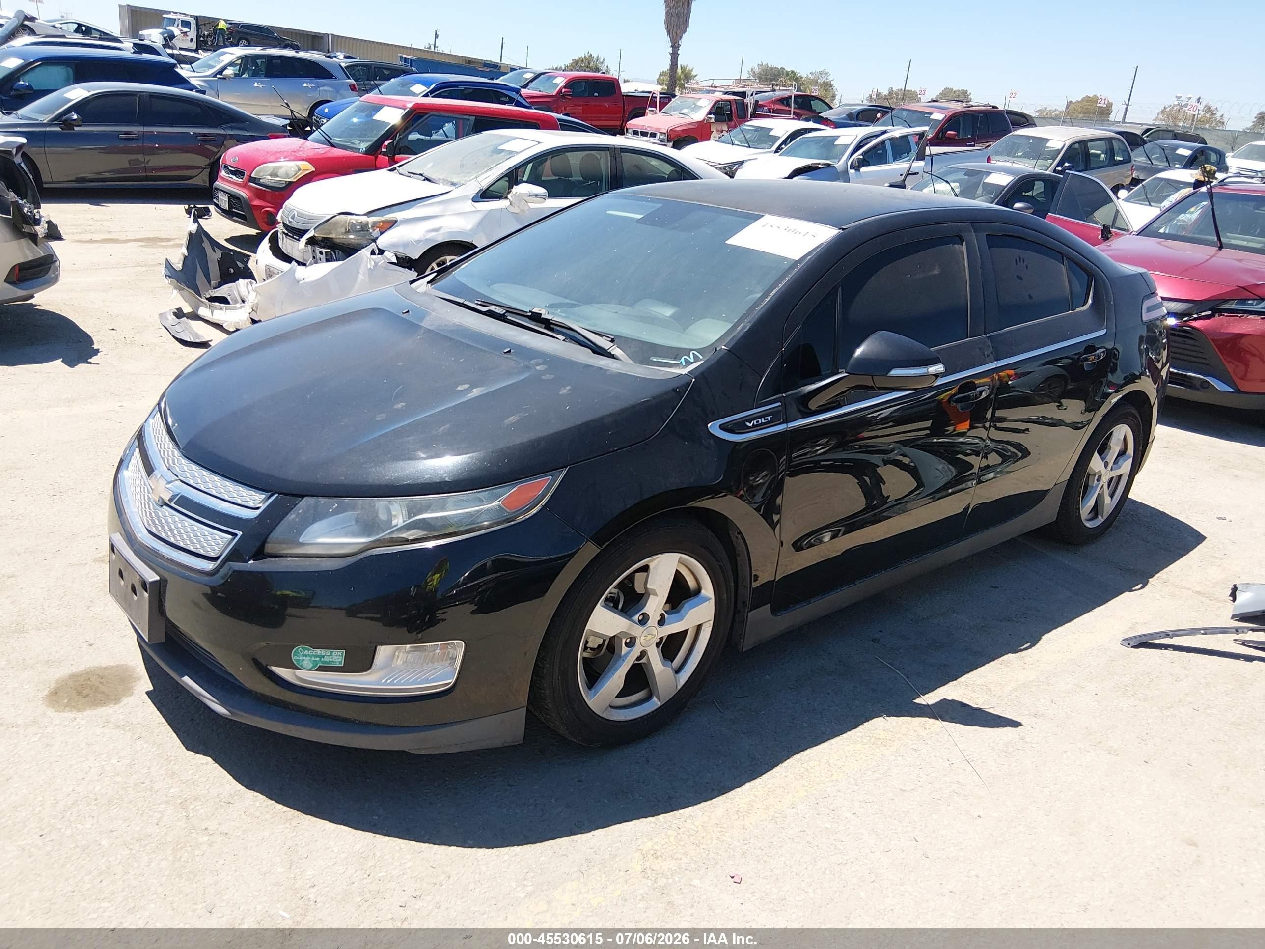 2014 Chevrolet Volt   Black vin: 1G1RE6E44EU123025