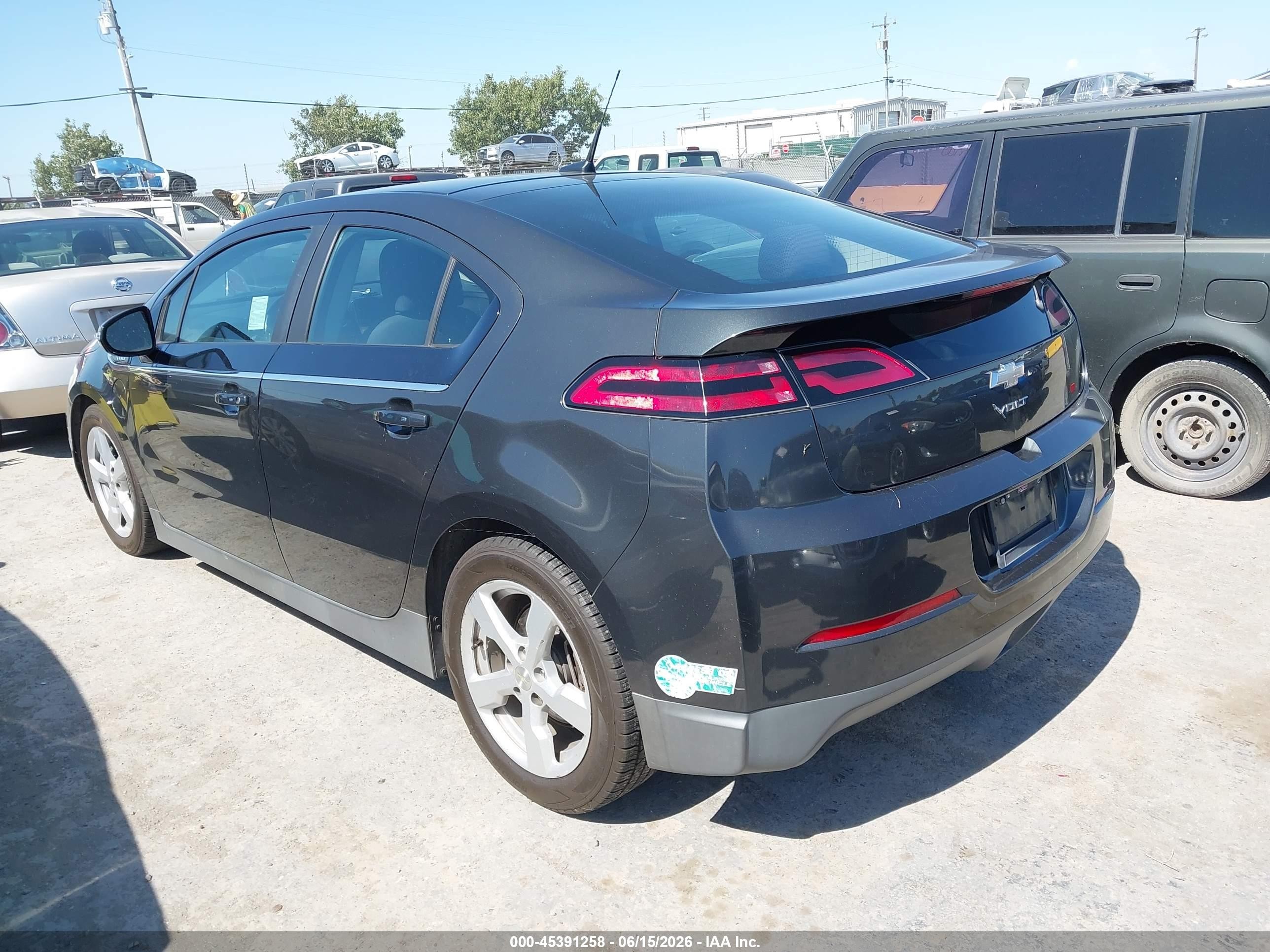 2014 Chevrolet Volt   Gray vin: 1G1RE6E44EU148684