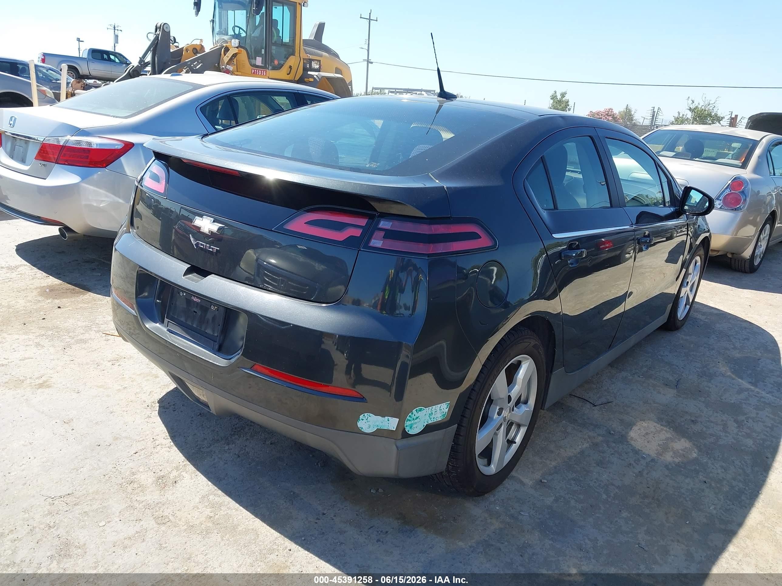 2014 Chevrolet Volt   Gray vin: 1G1RE6E44EU148684