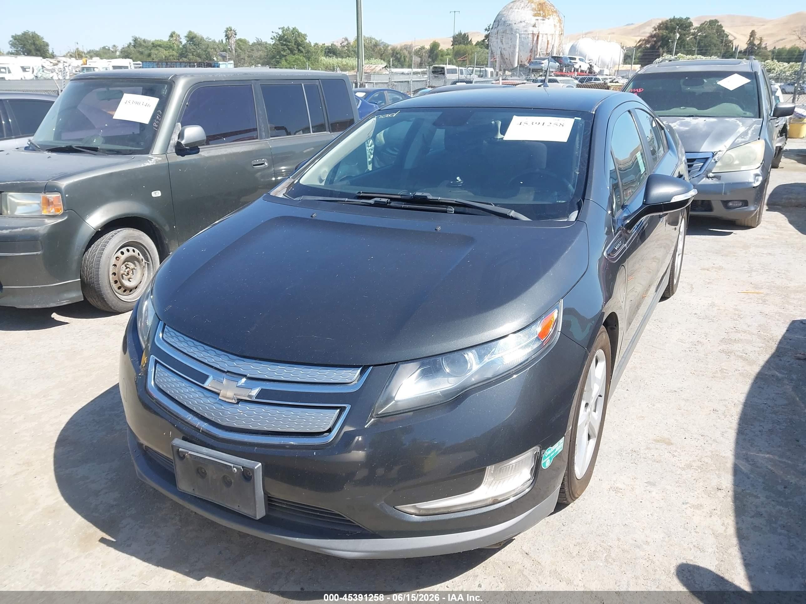 2014 Chevrolet Volt   Gray vin: 1G1RE6E44EU148684