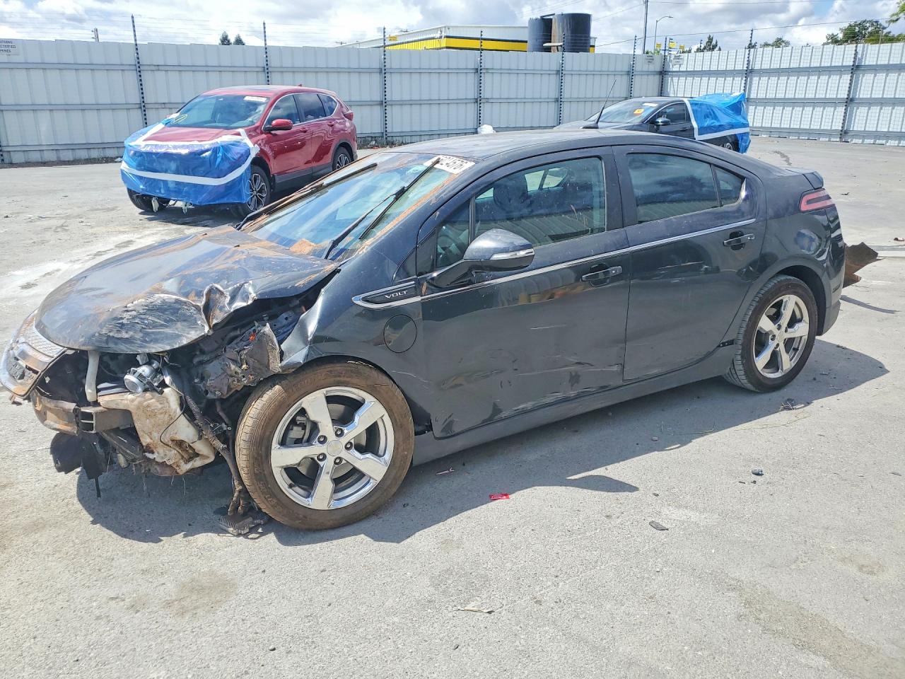2014 Chevrolet Volt Black vin: 1G1RE6E44EU160494