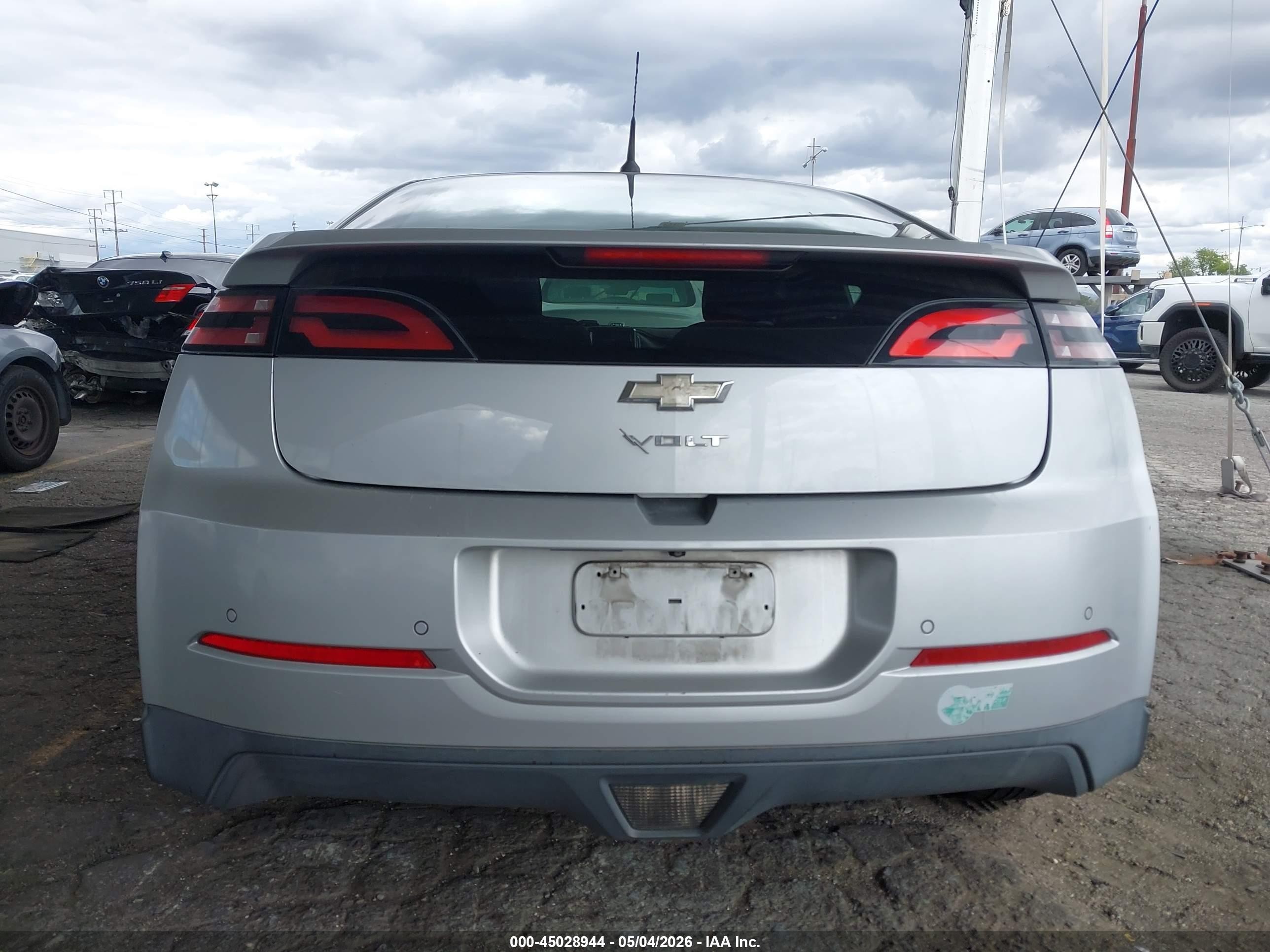 2014 Chevrolet Volt   Silver vin: 1G1RE6E45EU150721
