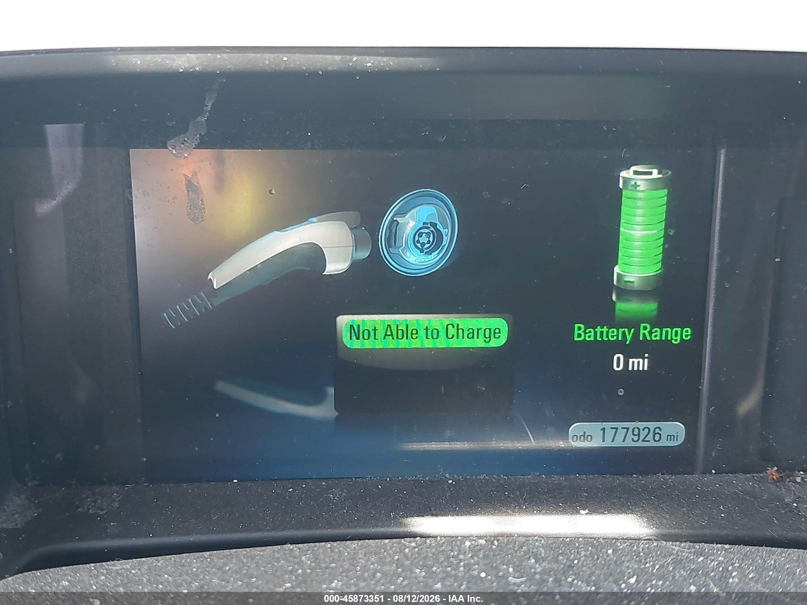 2013 Chevrolet Volt   Black vin: 1G1RE6E46DU147020