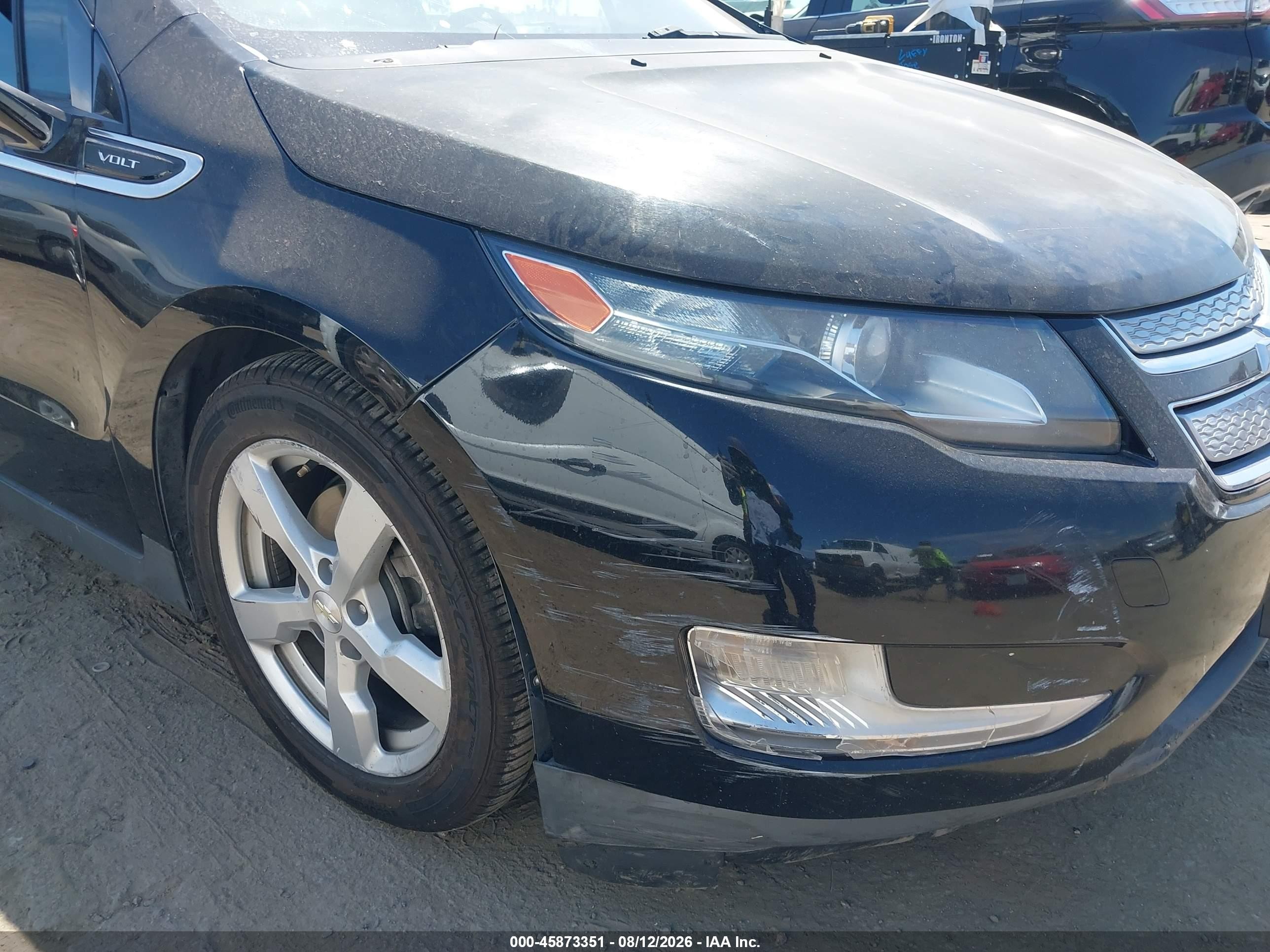 2013 Chevrolet Volt   Black vin: 1G1RE6E46DU147020