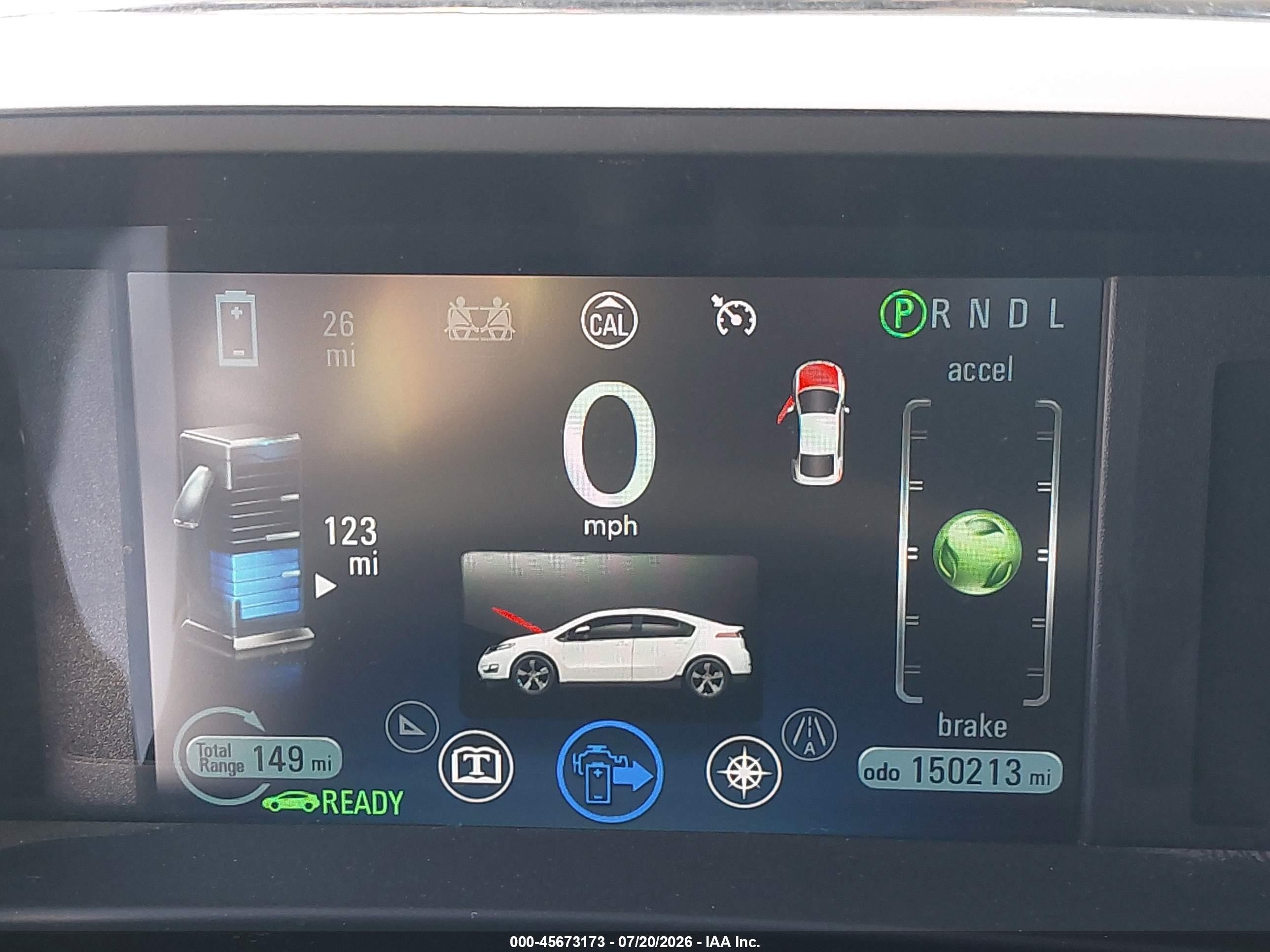 2013 Chevrolet Volt   White vin: 1G1RE6E46DU147163