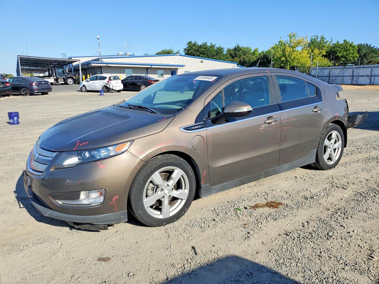 2014 Chevrolet Volt Brown vin: 1G1RE6E46EU172677