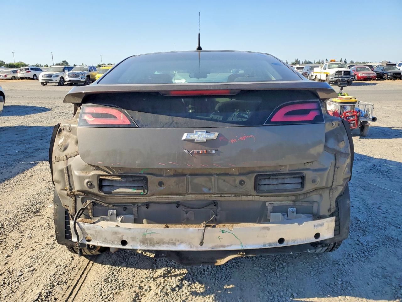 2014 Chevrolet Volt Brown vin: 1G1RE6E46EU172677