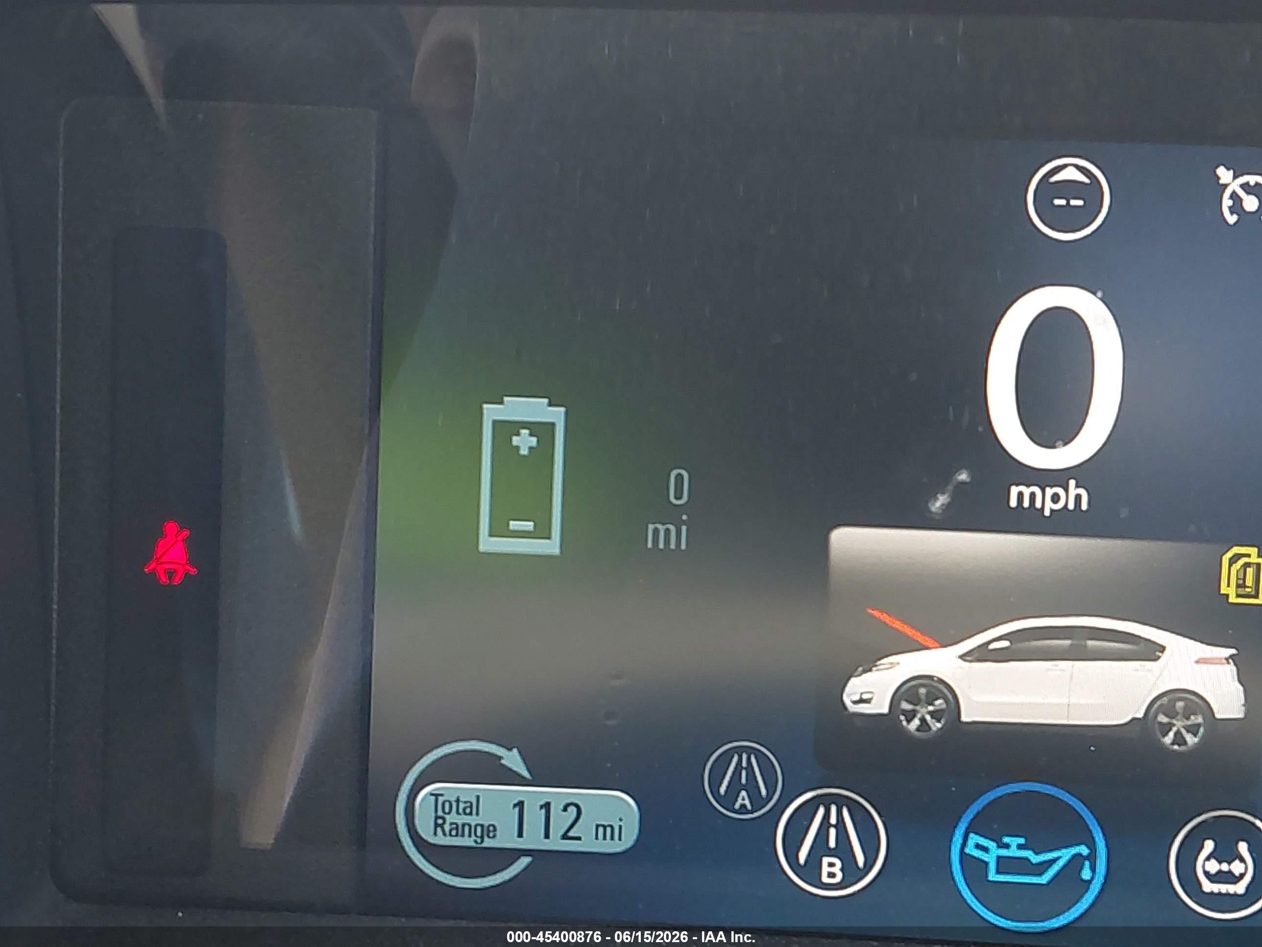 2012 Chevrolet Volt   Silver vin: 1G1RE6E47CU120505