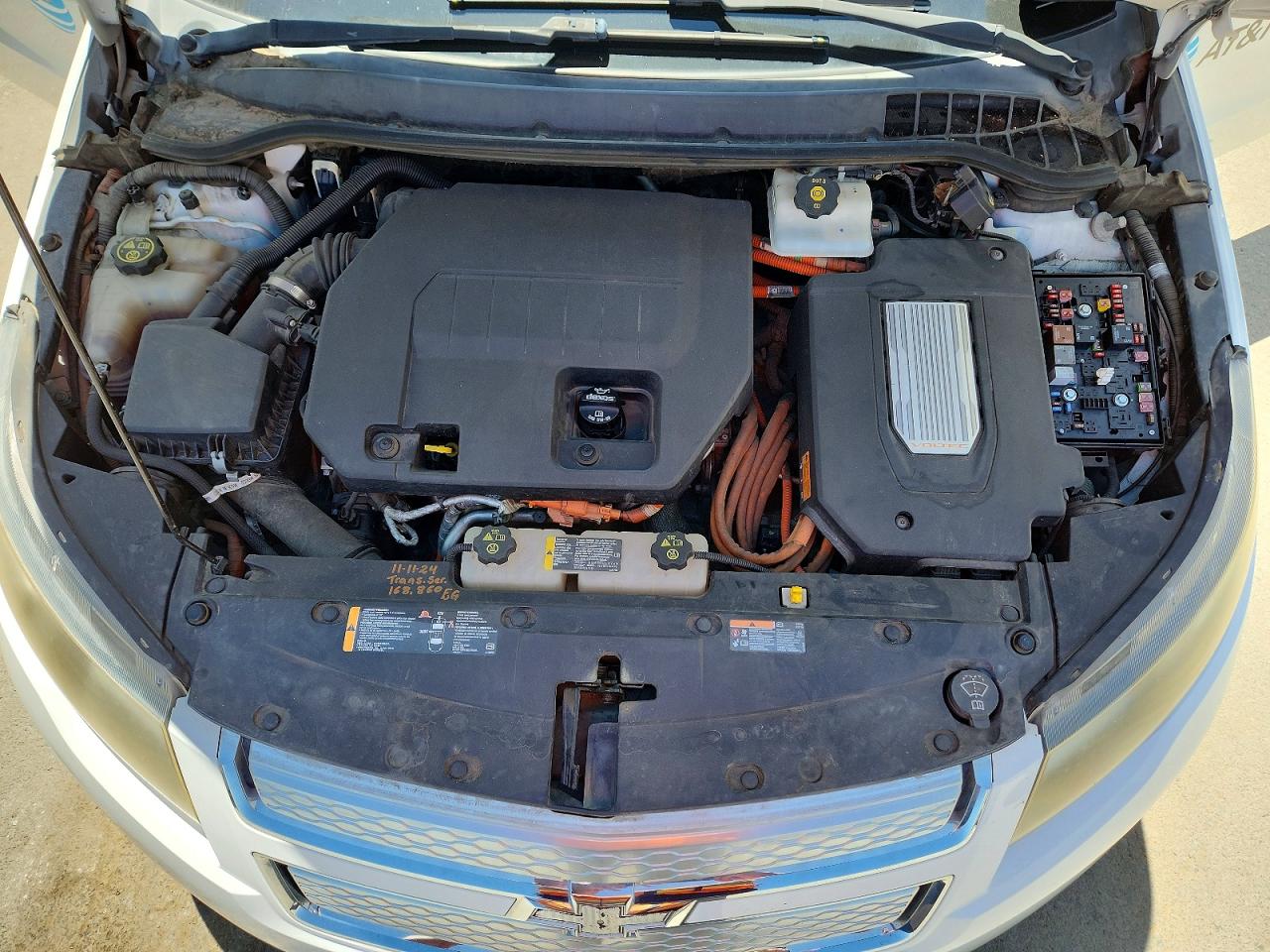 2014 Chevrolet Volt White vin: 1G1RE6E47EU135041