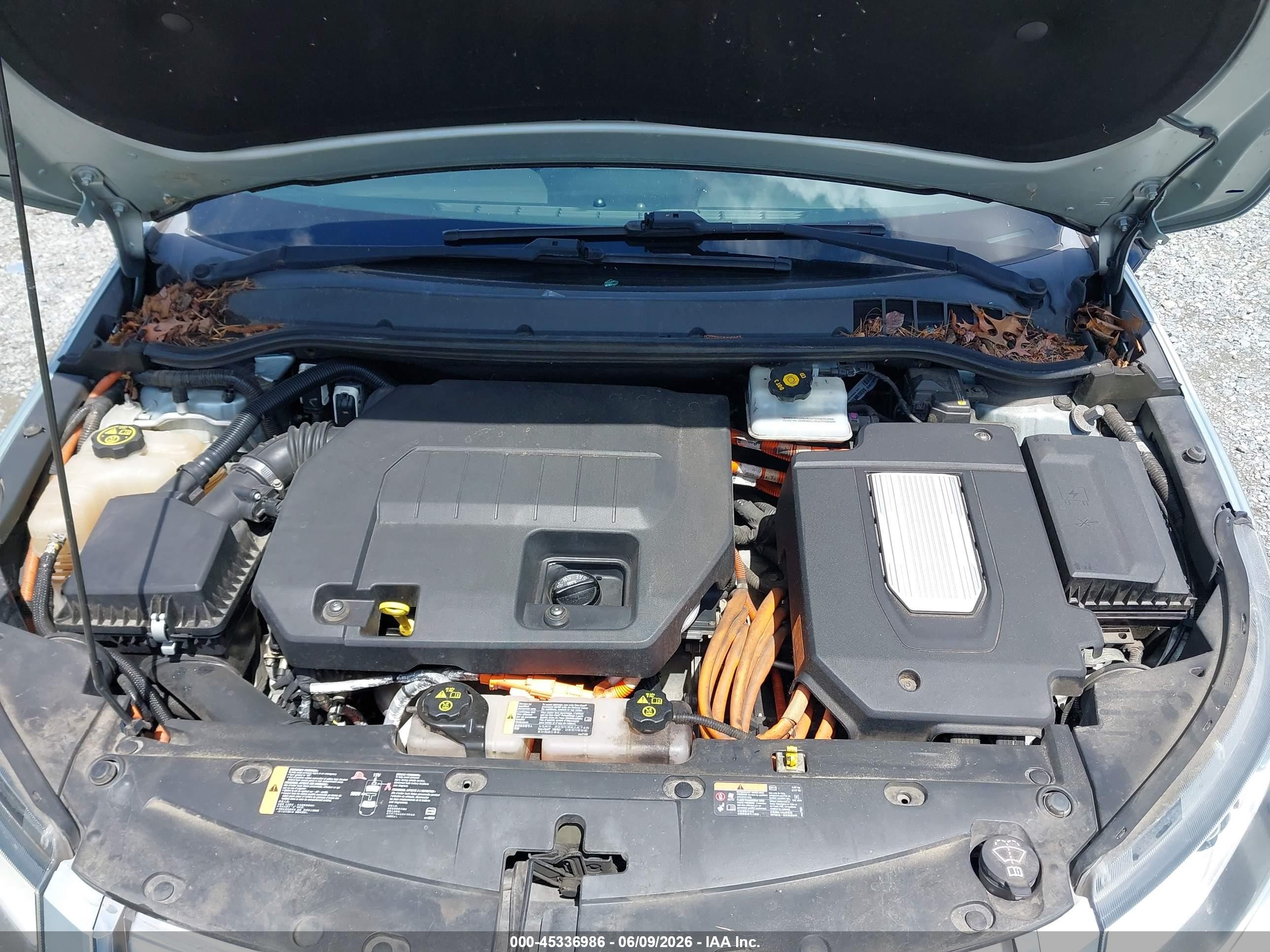 2013 Chevrolet Volt   Gray vin: 1G1RE6E48DU102595