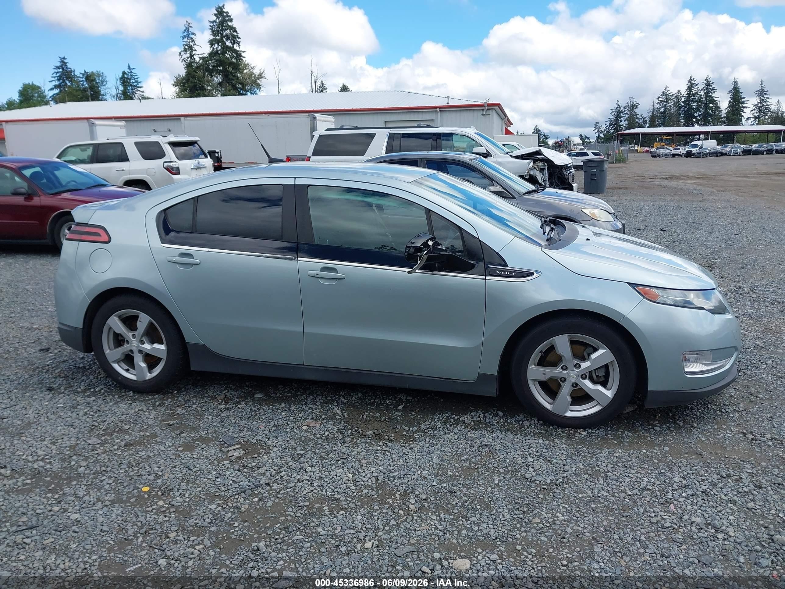 2013 Chevrolet Volt   Gray vin: 1G1RE6E48DU102595