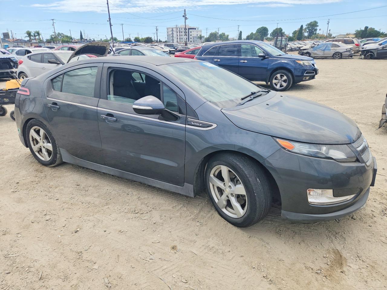 2013 Chevrolet Volt Серый vin: 1G1RE6E48DU127478