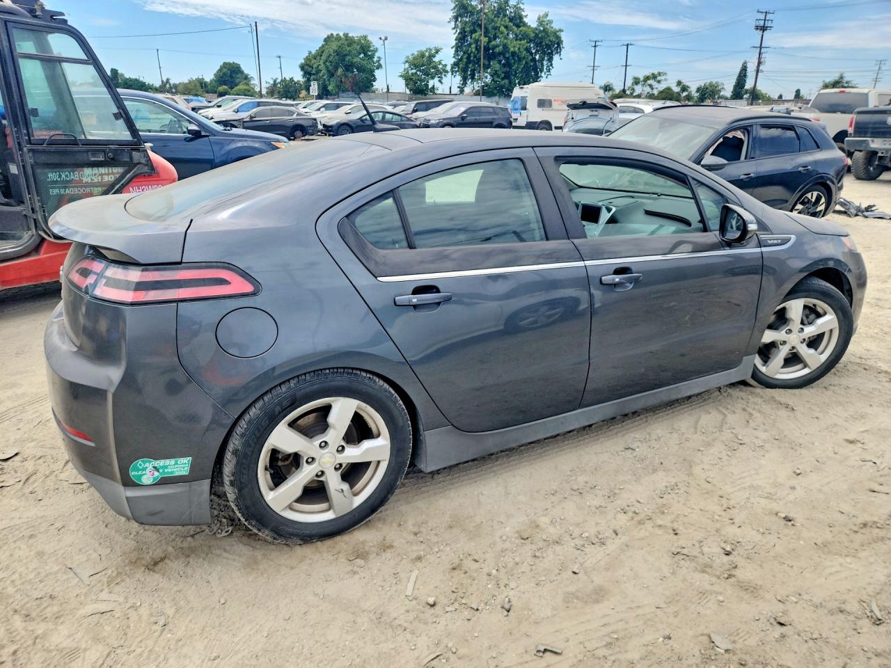 2013 Chevrolet Volt Серый vin: 1G1RE6E48DU127478