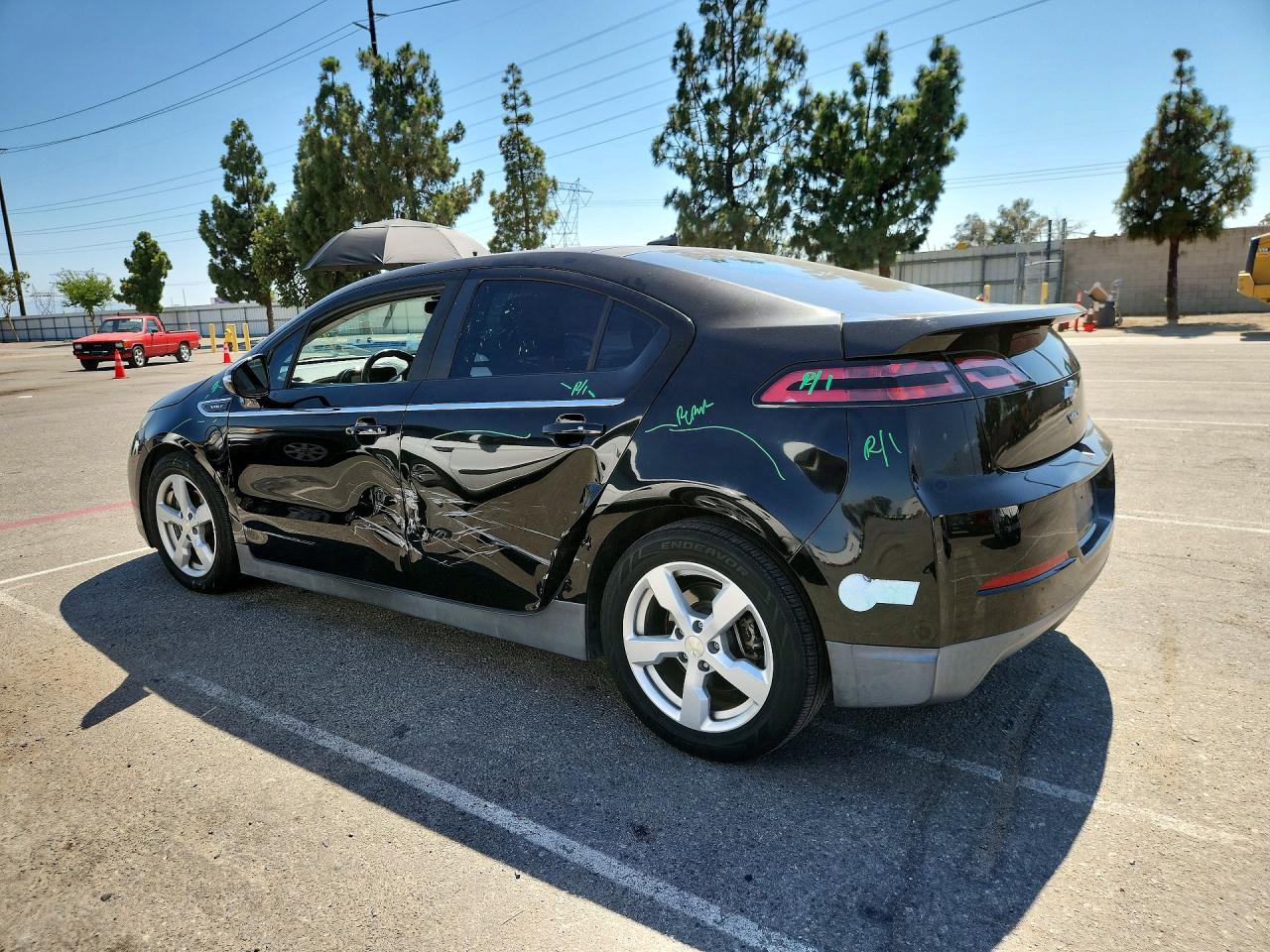 2014 Chevrolet Volt Black vin: 1G1RE6E48EU173362