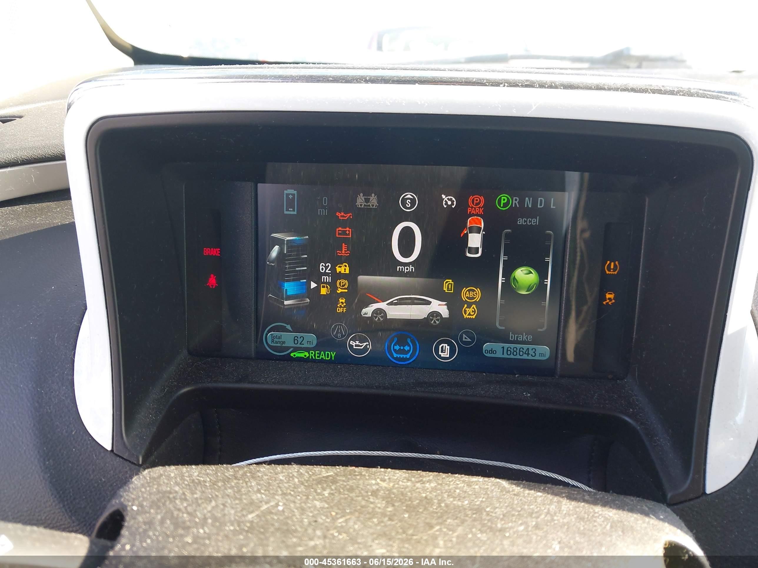 2013 Chevrolet Volt   White vin: 1G1RE6E49DU113010