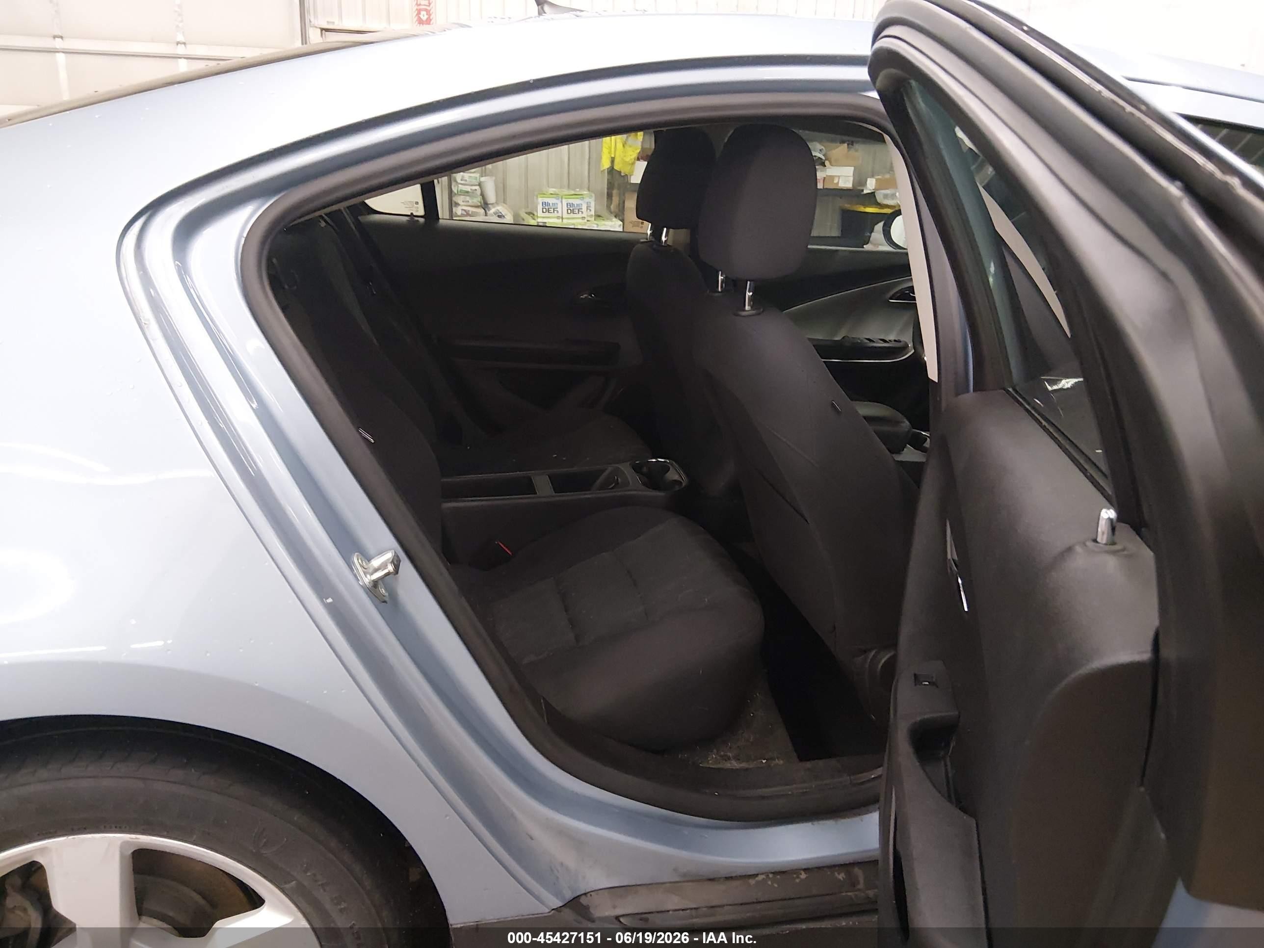 2013 Chevrolet Volt   Light Blue vin: 1G1RE6E49DU119244
