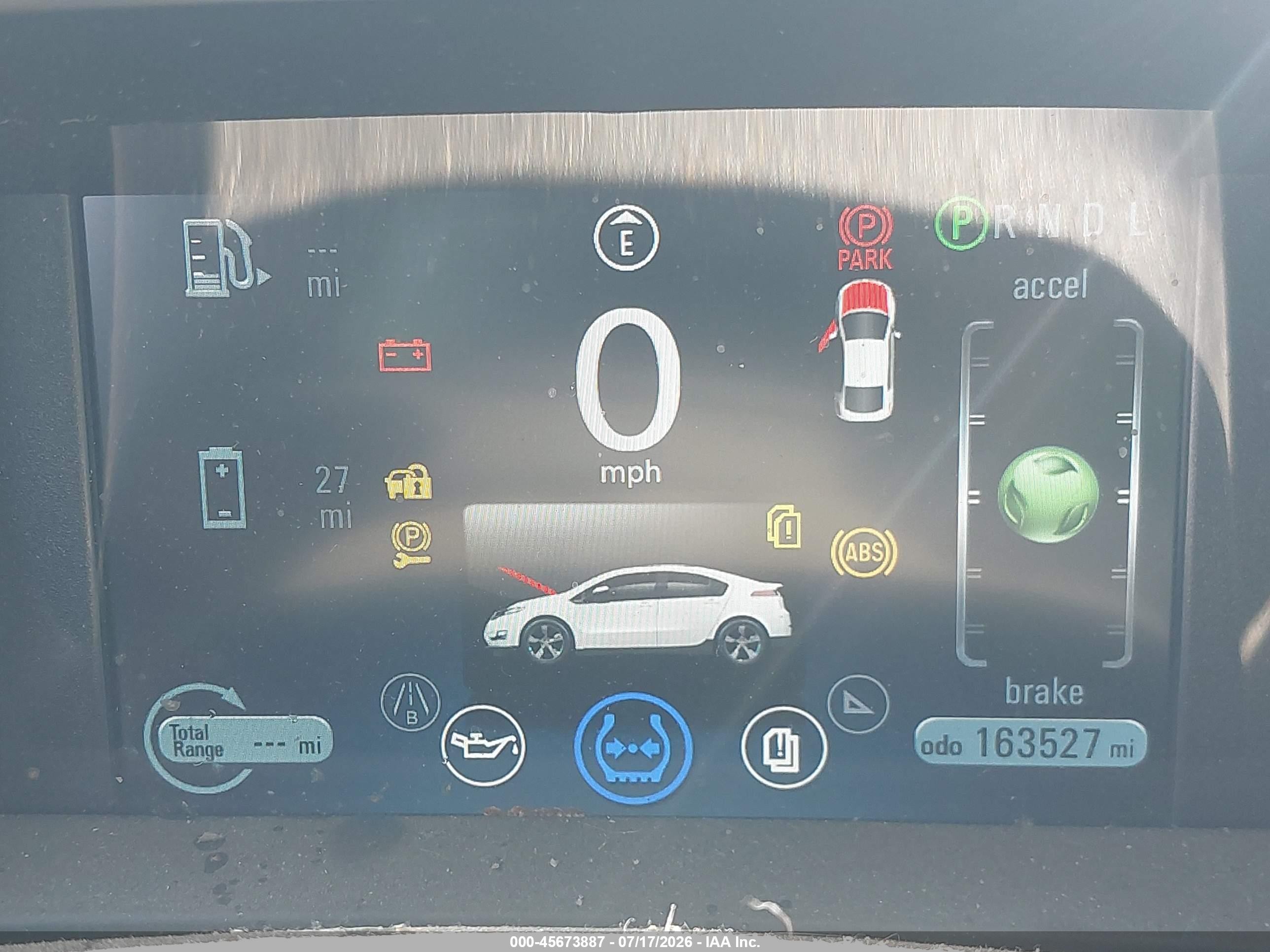 2014 Chevrolet Volt   Light Blue vin: 1G1RE6E49EU162306