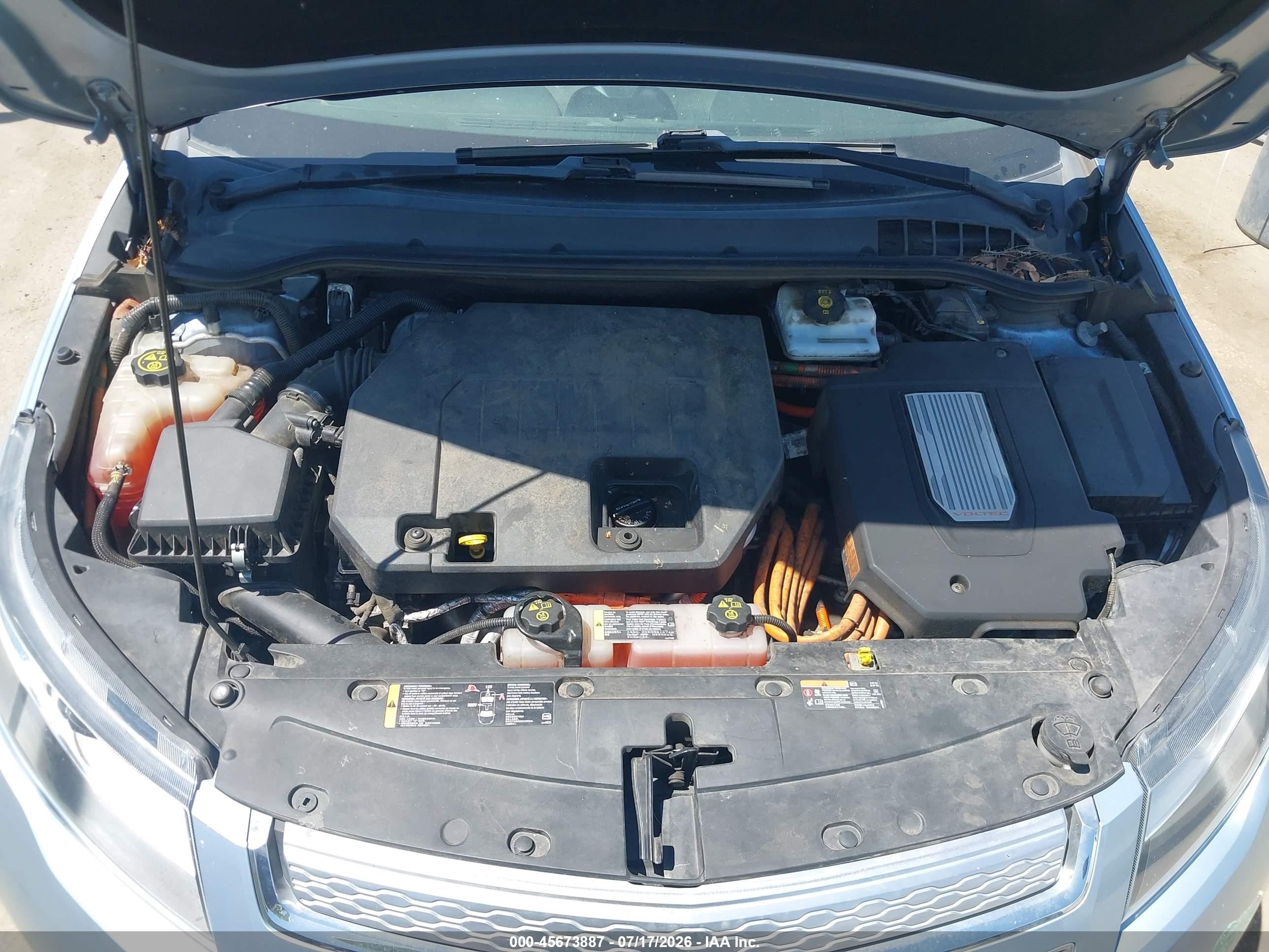2014 Chevrolet Volt   Light Blue vin: 1G1RE6E49EU162306