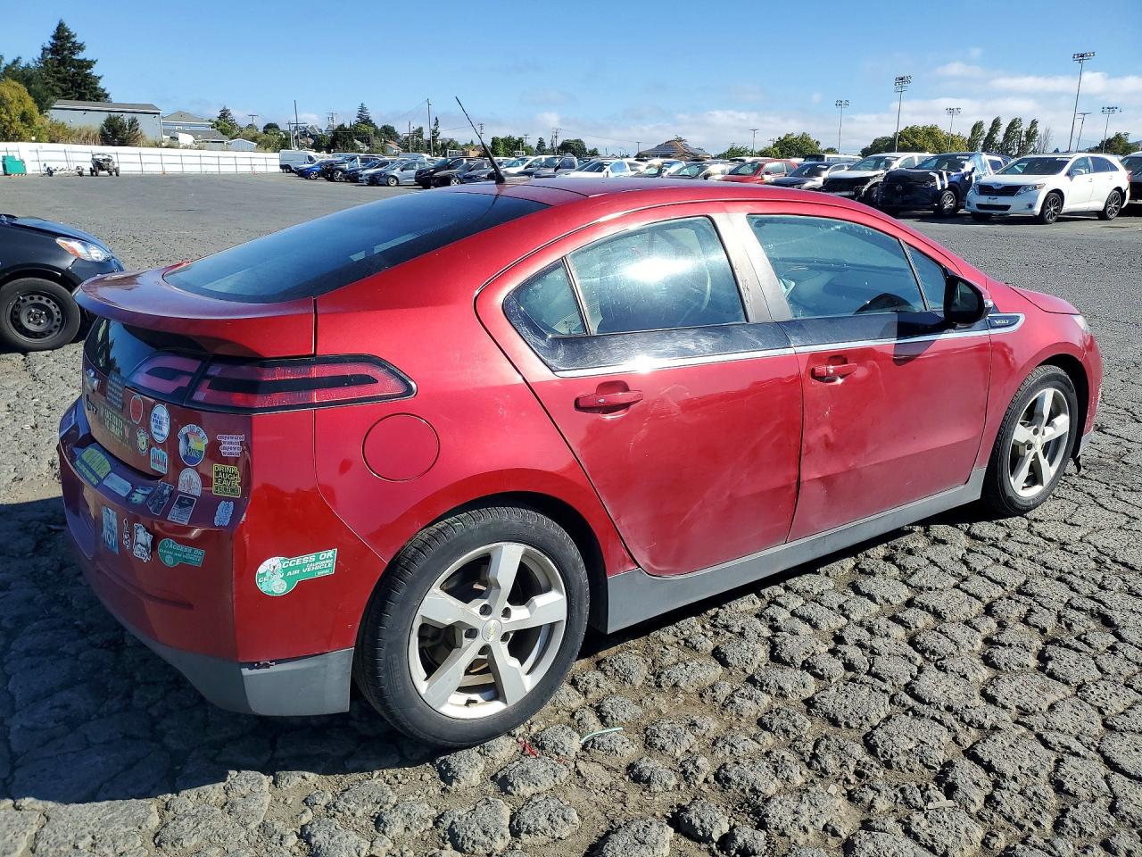 2013 Chevrolet Volt Red vin: 1G1RE6E4XDU108169