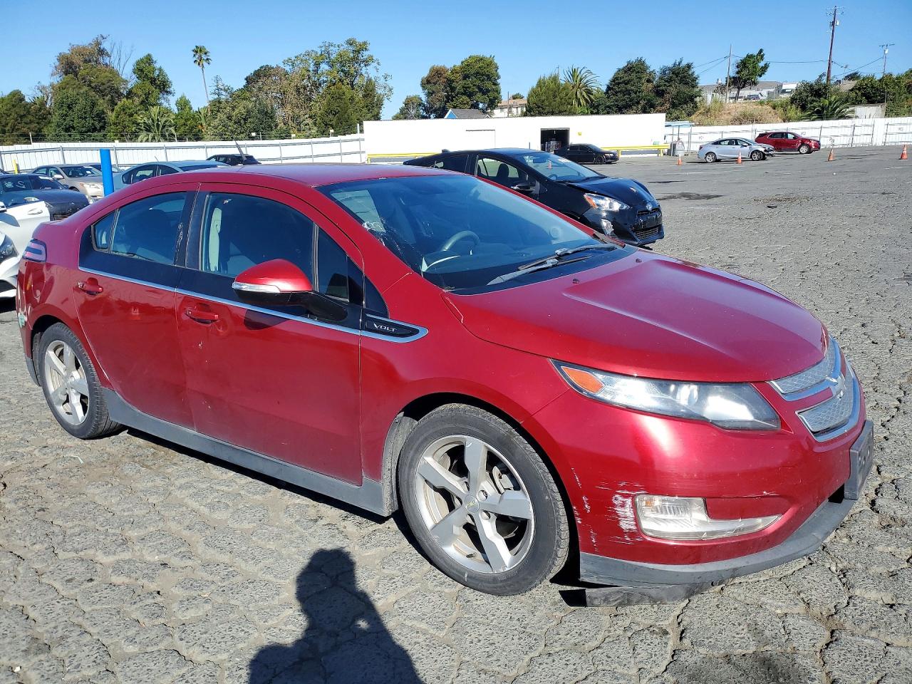 2013 Chevrolet Volt Red vin: 1G1RE6E4XDU108169