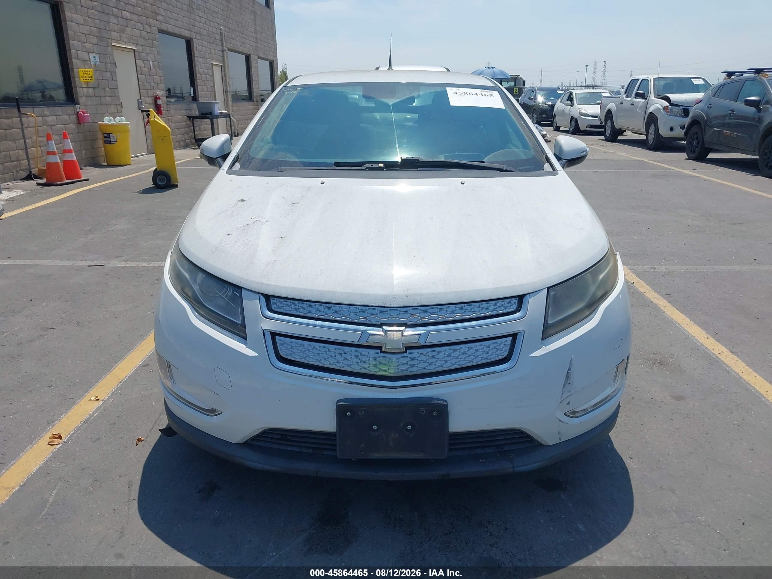 2013 Chevrolet Volt   White vin: 1G1RE6E4XDU122007