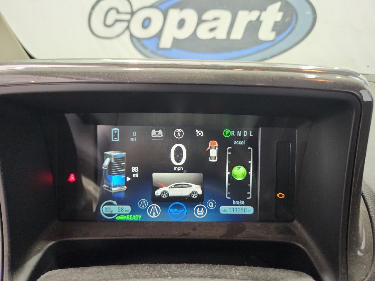 2014 Chevrolet Volt White vin: 1G1RE6E4XEU136958 Damage: Warning Light - Engine, On, Unacceptable