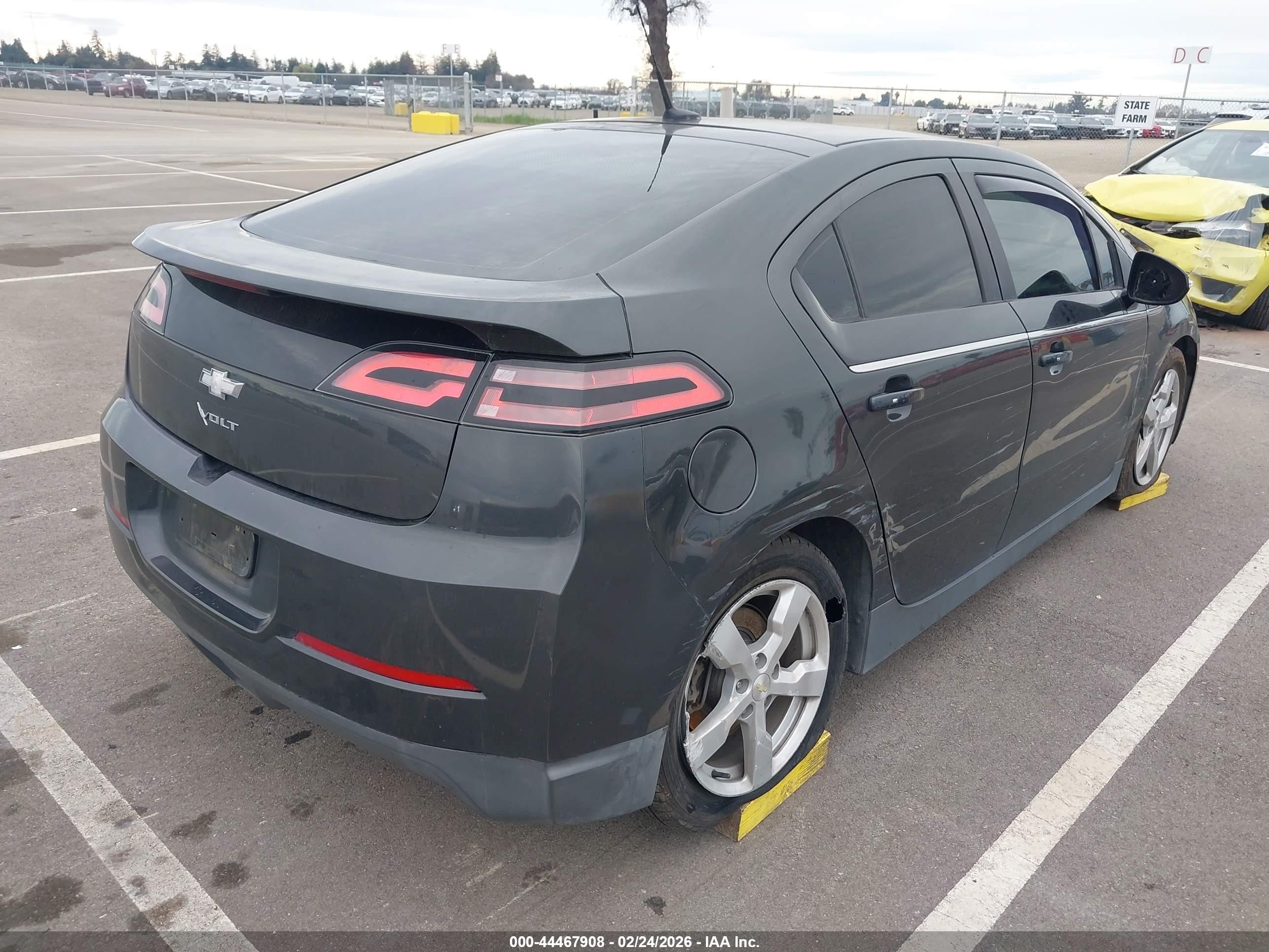 2014 Chevrolet Volt   Black vin: 1G1RE6E4XEU154683