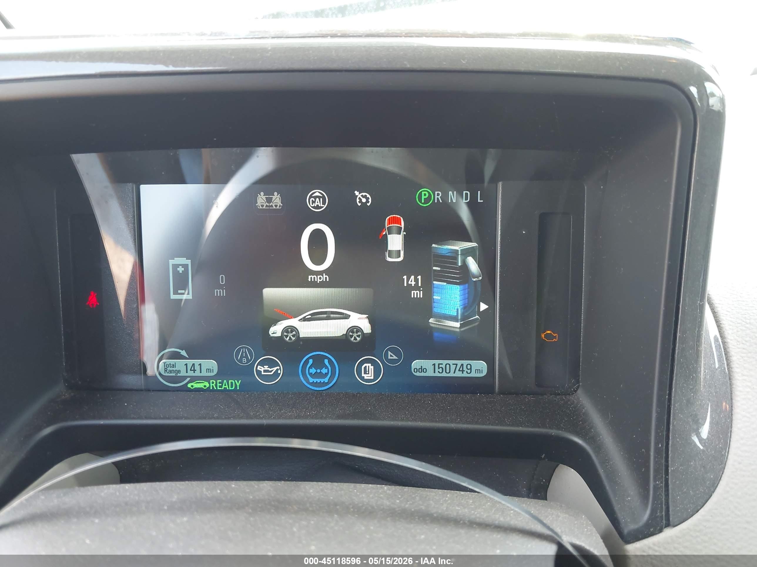 2014 Chevrolet Volt   Red vin: 1G1RF6E40EU114531