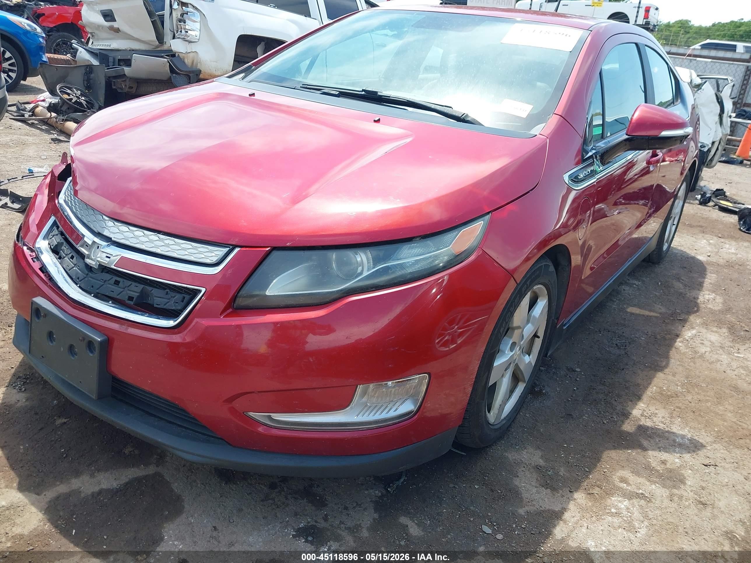 2014 Chevrolet Volt   Red vin: 1G1RF6E40EU114531